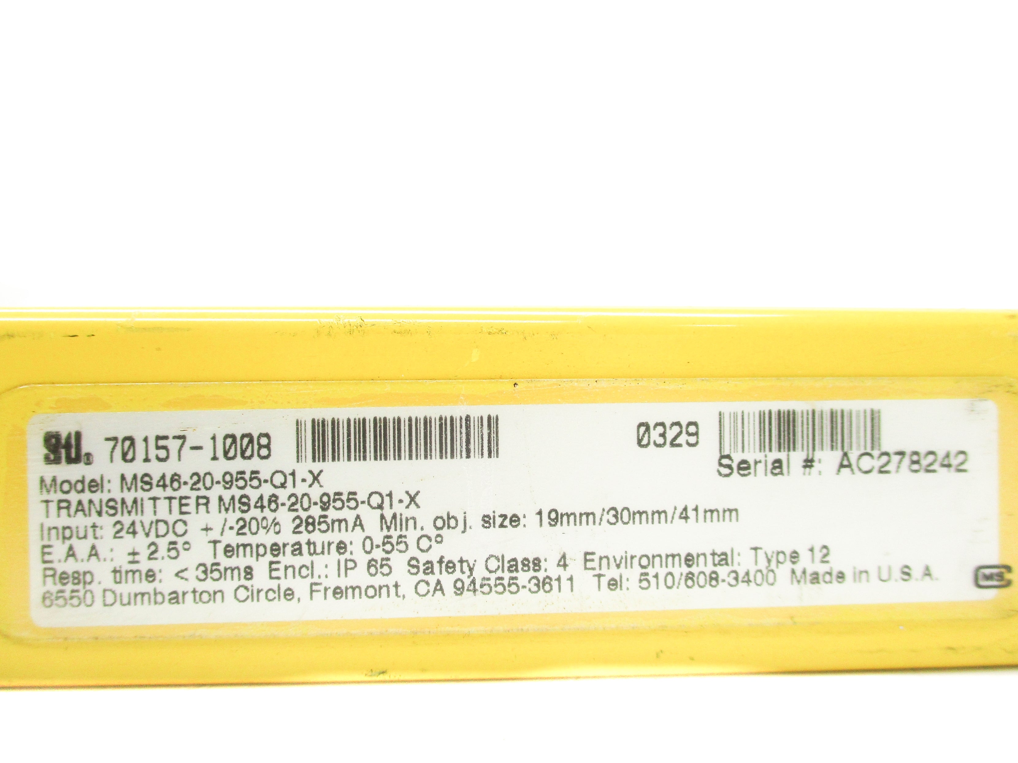 STI 70157-1008 MS46-20-955-Q1-X 24VDC UNMP
