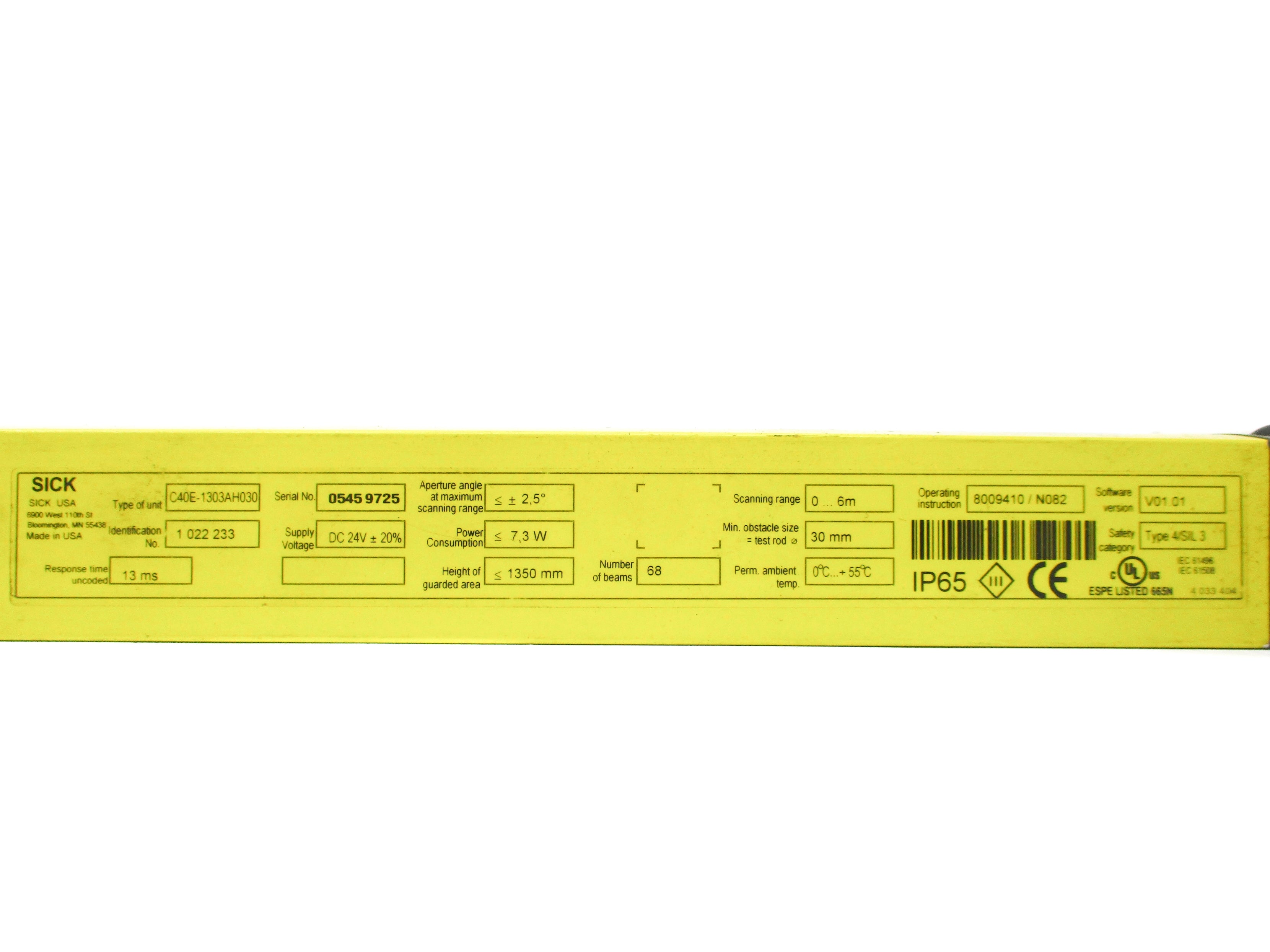 SICK C40E-1303AH030 UNMP