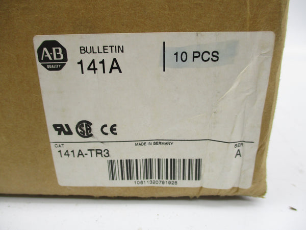 ALLEN BRADLEY 141A-TR3 SER. A (PKG OF 10) (BR/WH) NSMP