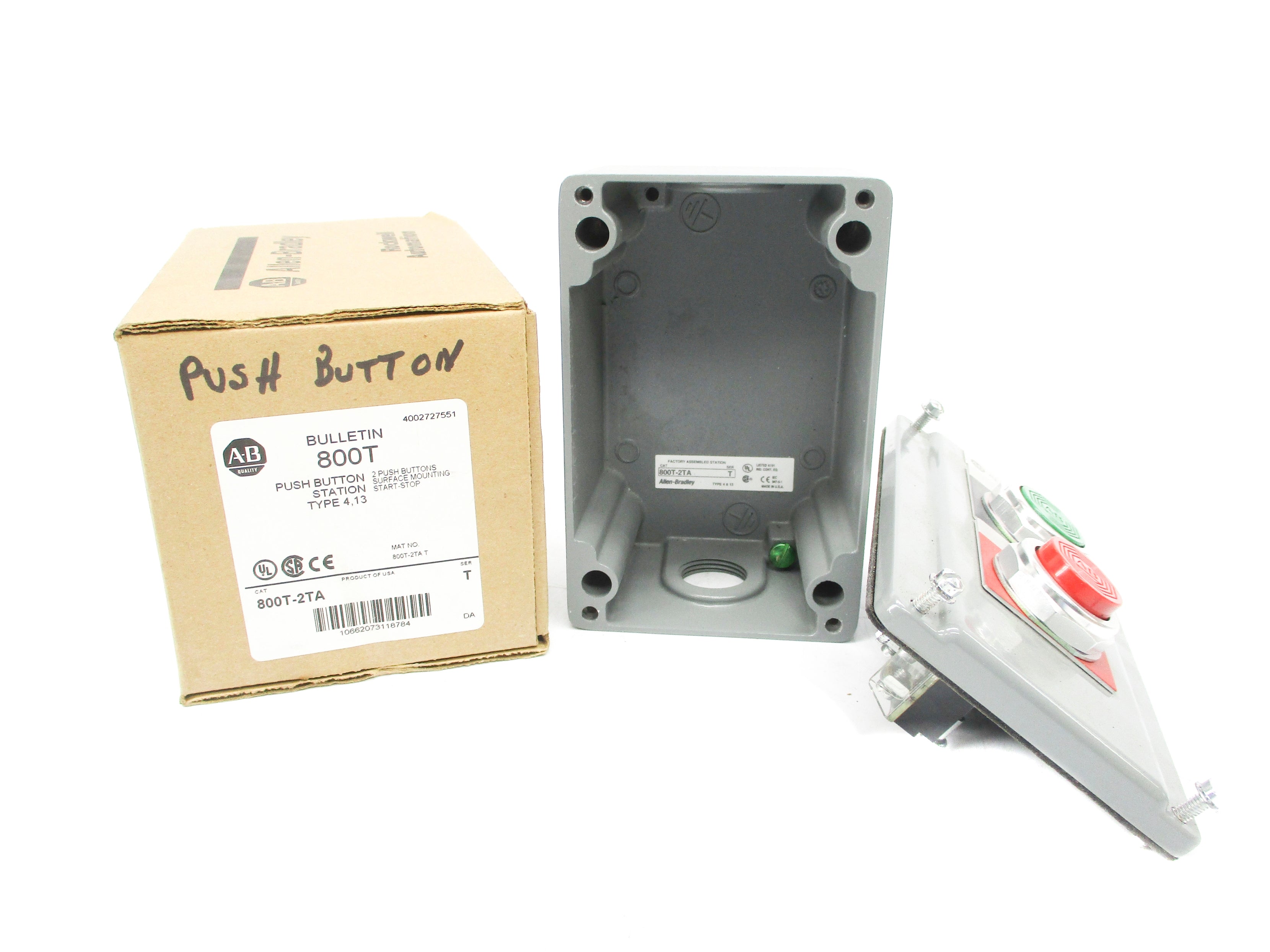 ALLEN BRADLEY 800T-2TA SER. T (BR/WH) NSMP