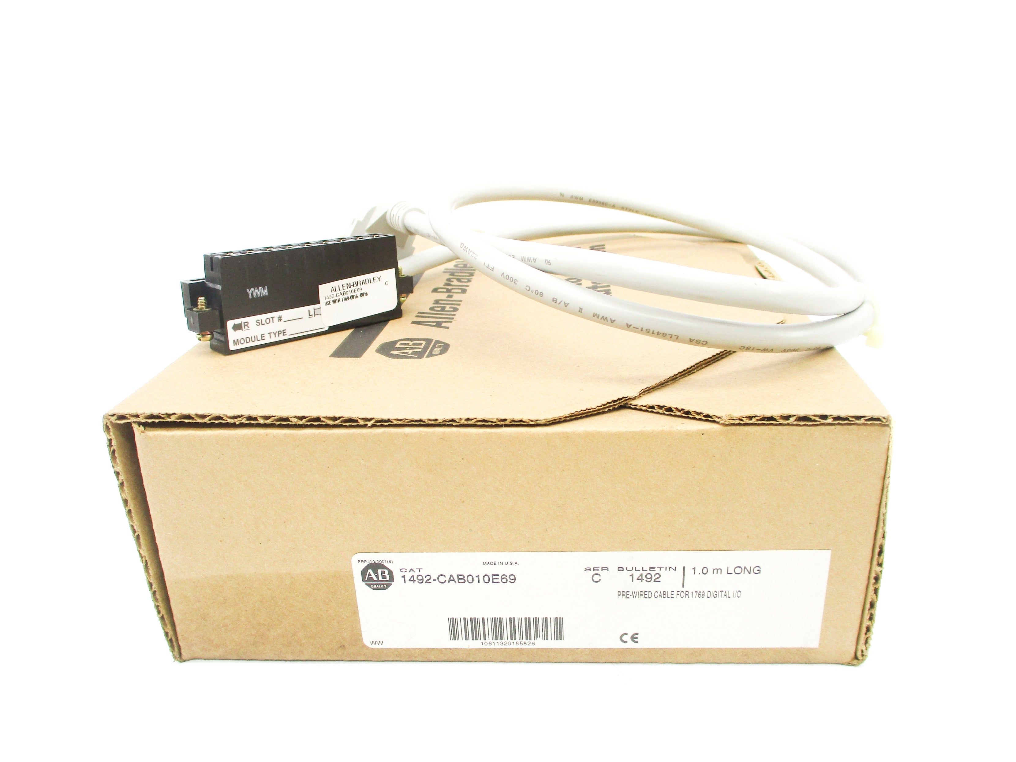 ALLEN BRADLEY 1492-CAB010E69 SER. C (BR/WH) NSMP