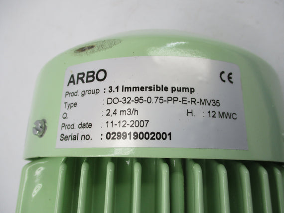 ARBO DO-32-95-0.75-PP-E-R-MV35 NSNP