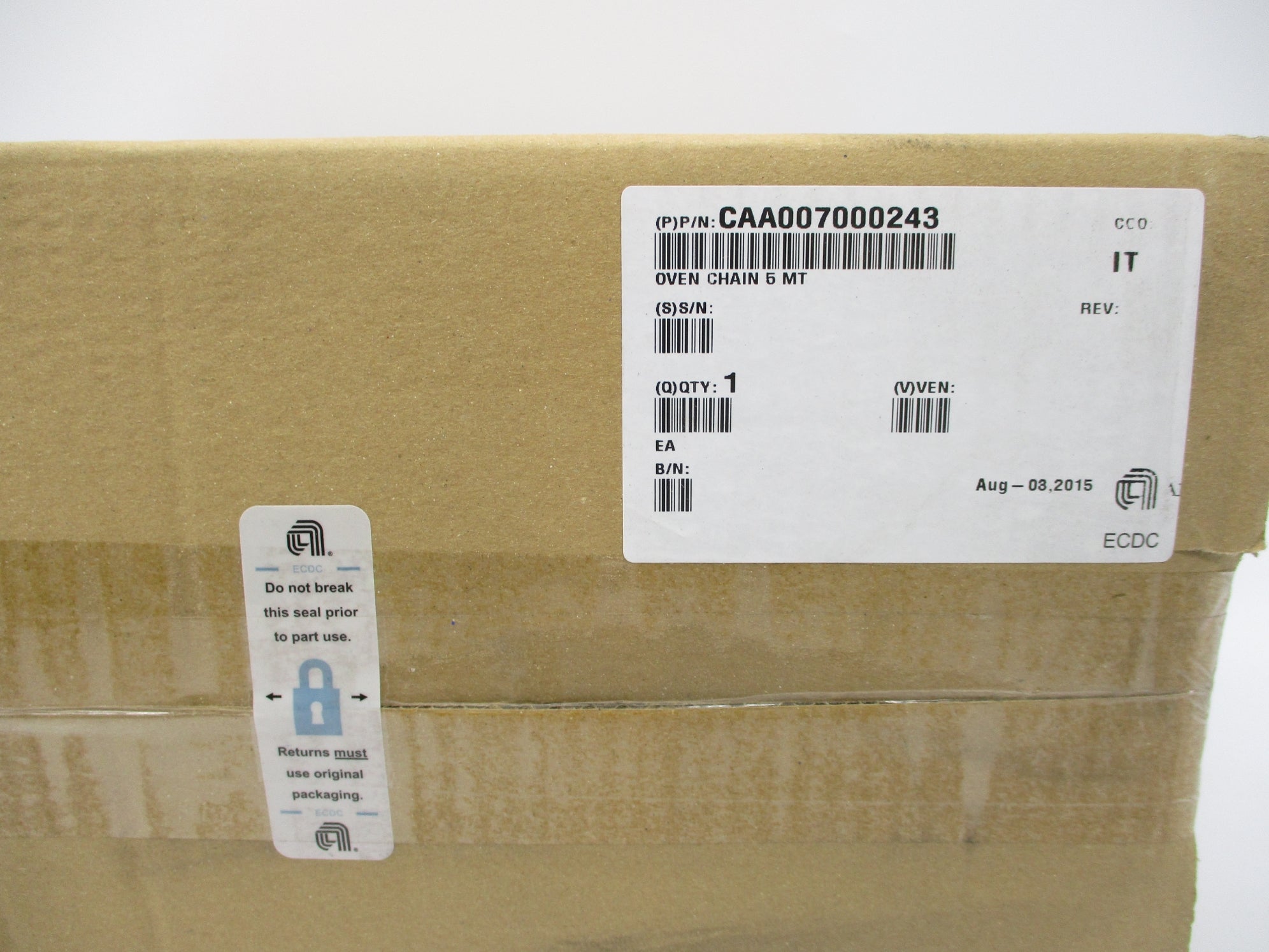ECDC CAA007000243 NSFS