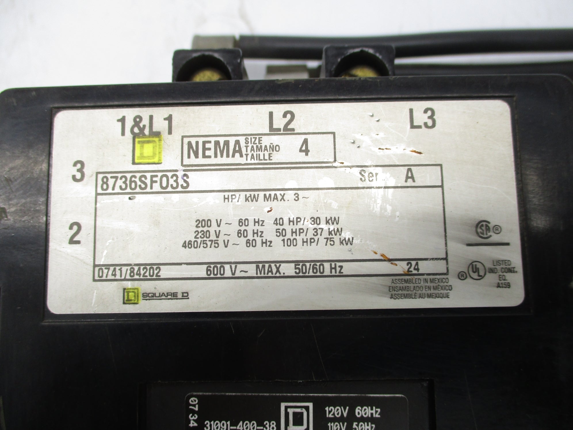 SQUARE D 8736SF03S SER. A UNMP