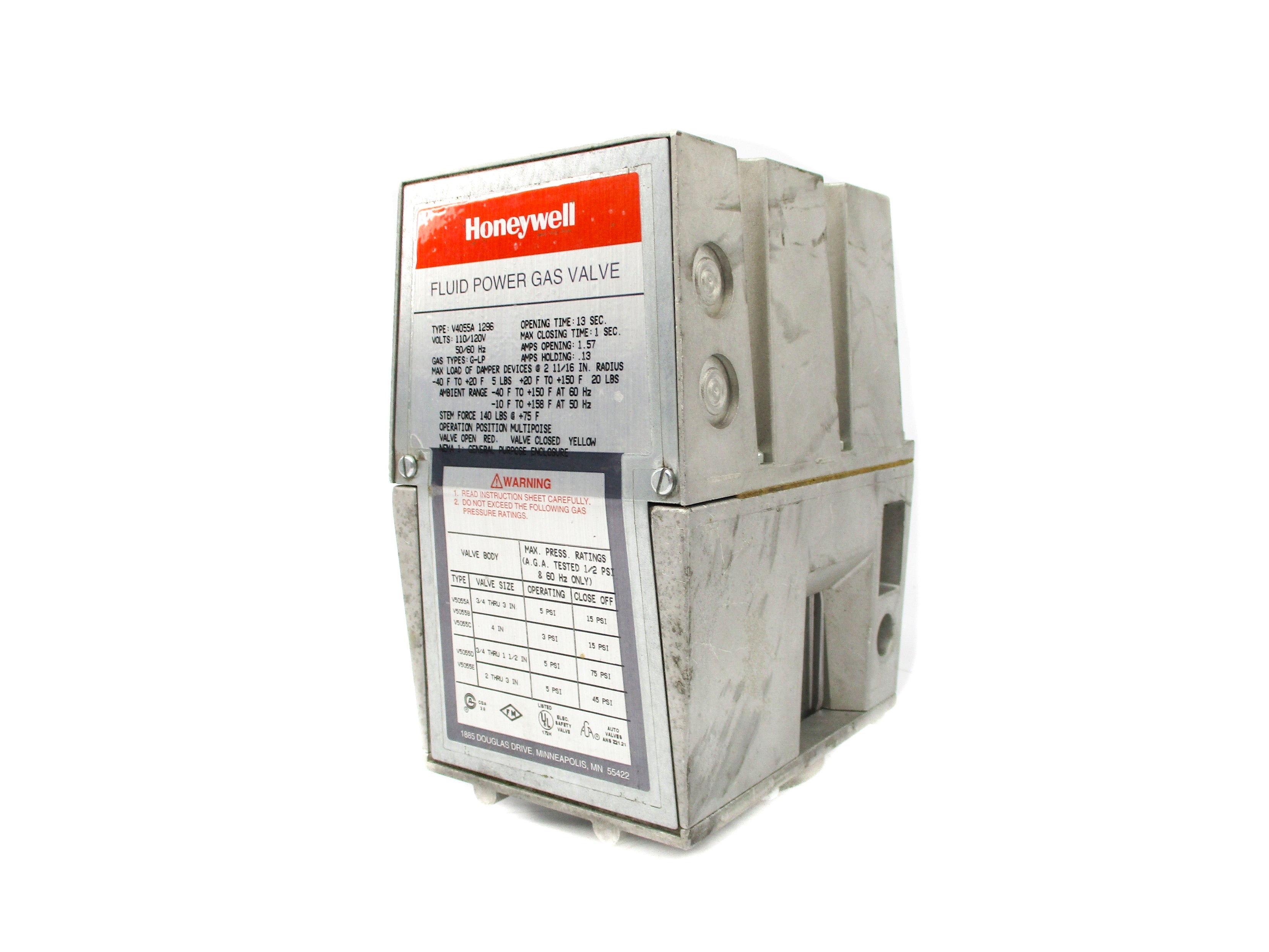 HONEYWELL V4055A1296 120V NSNP
