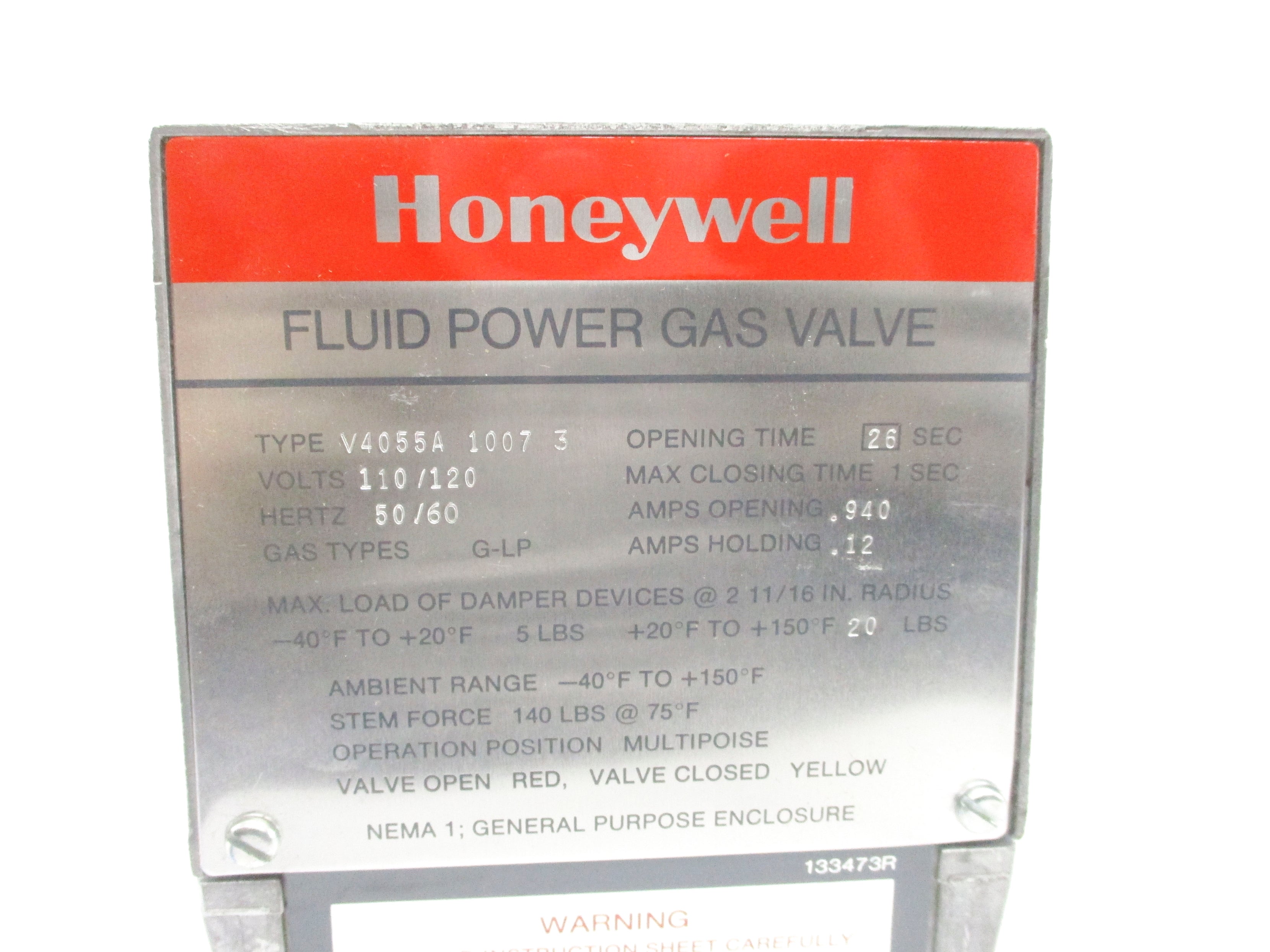 HONEYWELL V4055A1007 120V NSNP