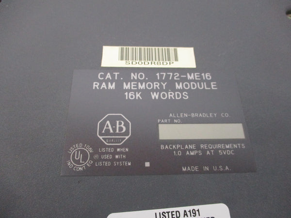 ALLEN BRADLEY 1772-ME16 REMAN