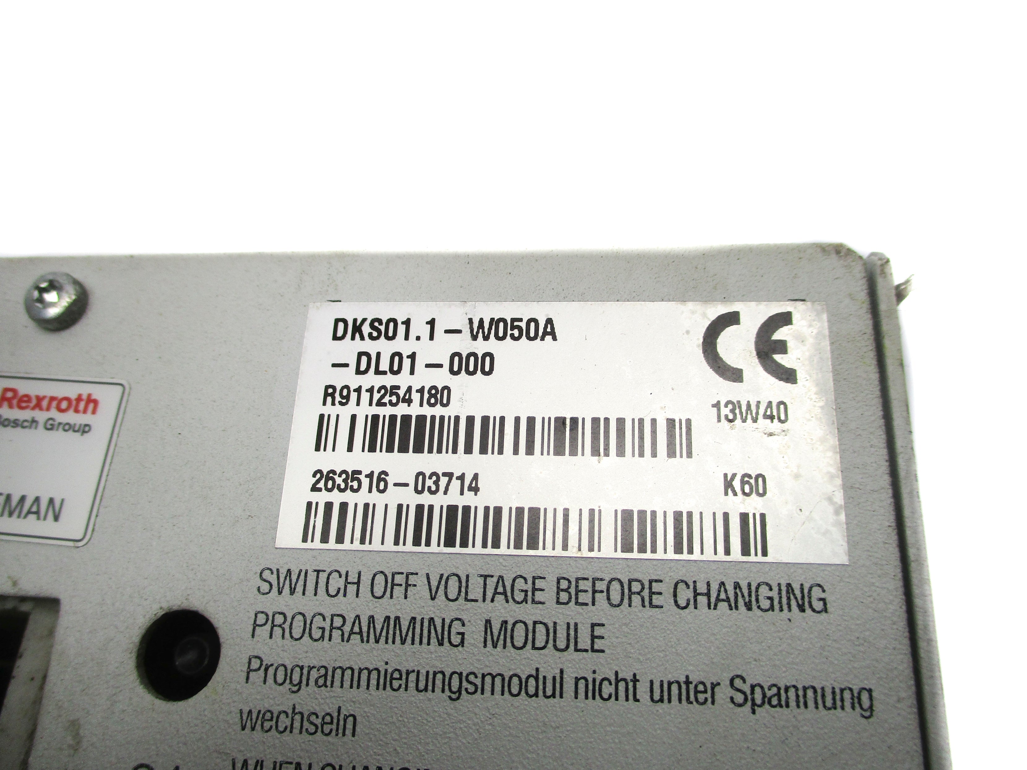 INDRAMAT DKS01.1-W050A-DL01-000 UNMP