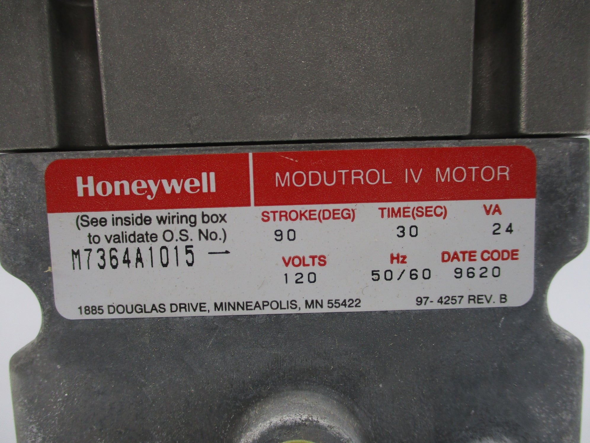 HONEYWELL M7364A1015 UNMP