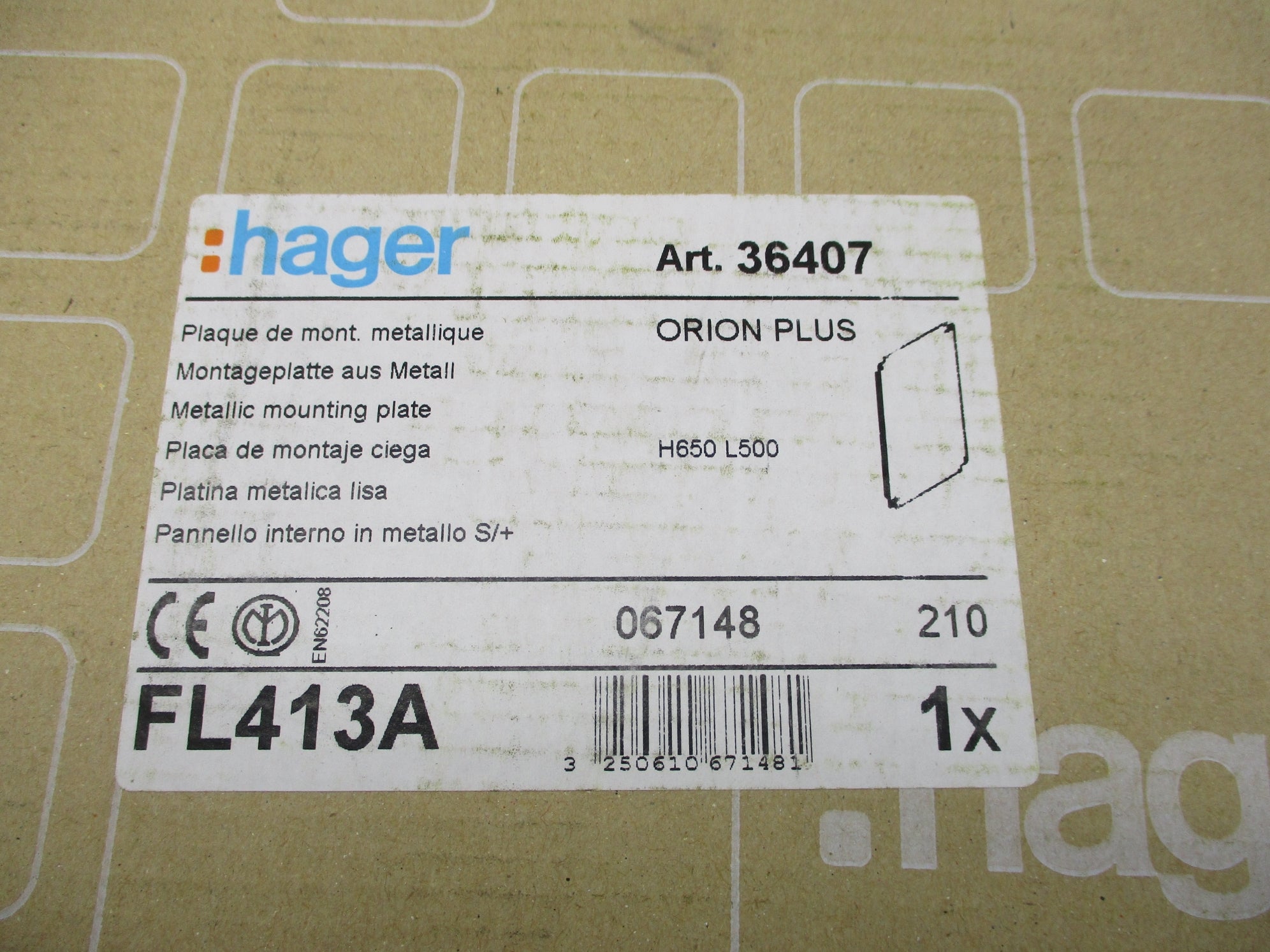 HAGER FL413A NSMP