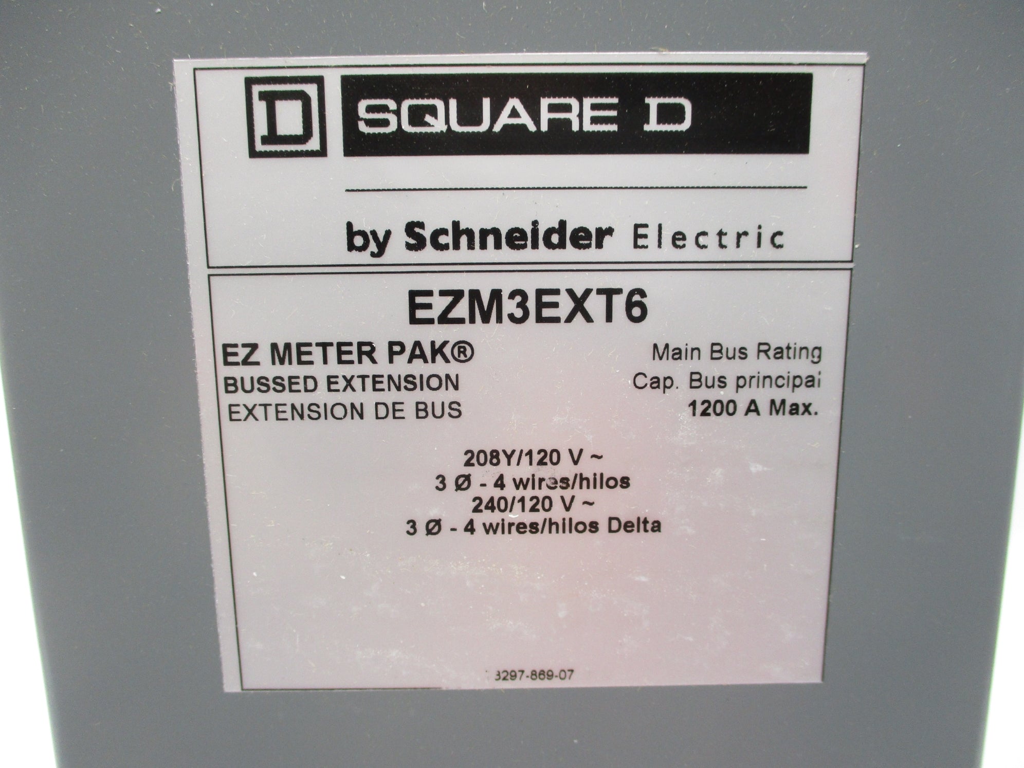 SQUARE D EZM3EXT6 SER. M03 NSMP