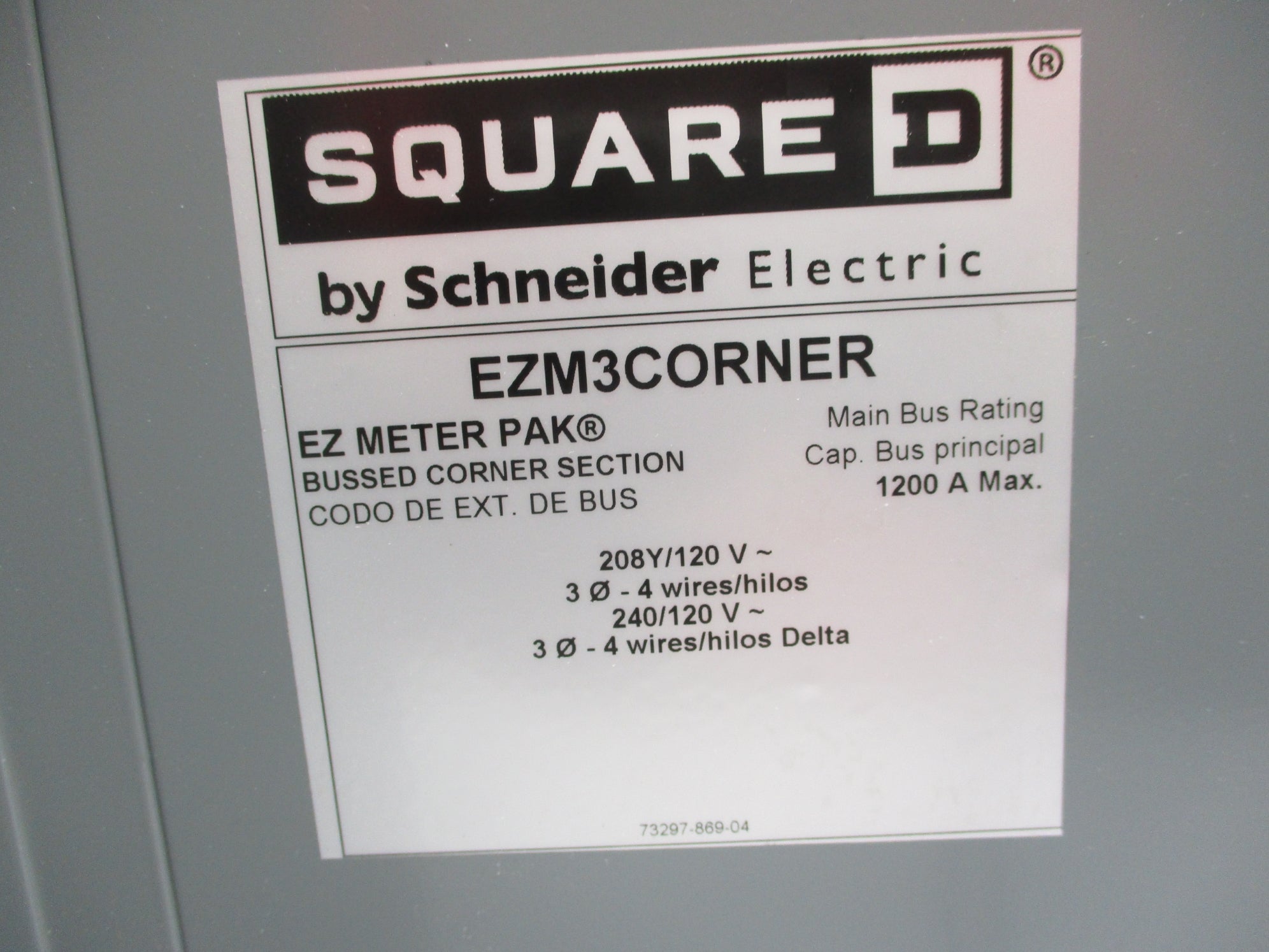 SQUARE D EZM3CORNER SER. M03 NSMP