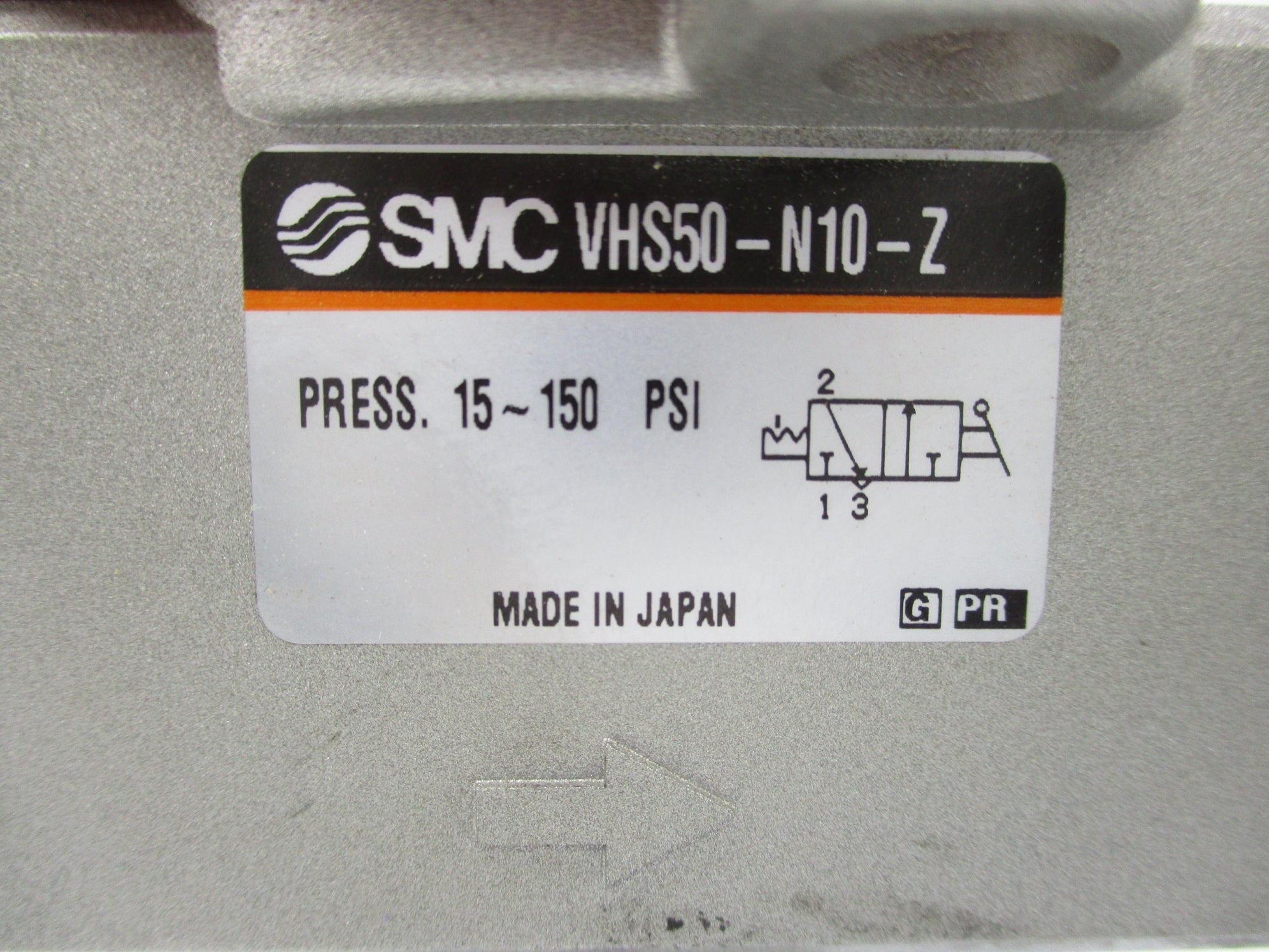 SMC VHS50-N10-Z 150PSI NSNP