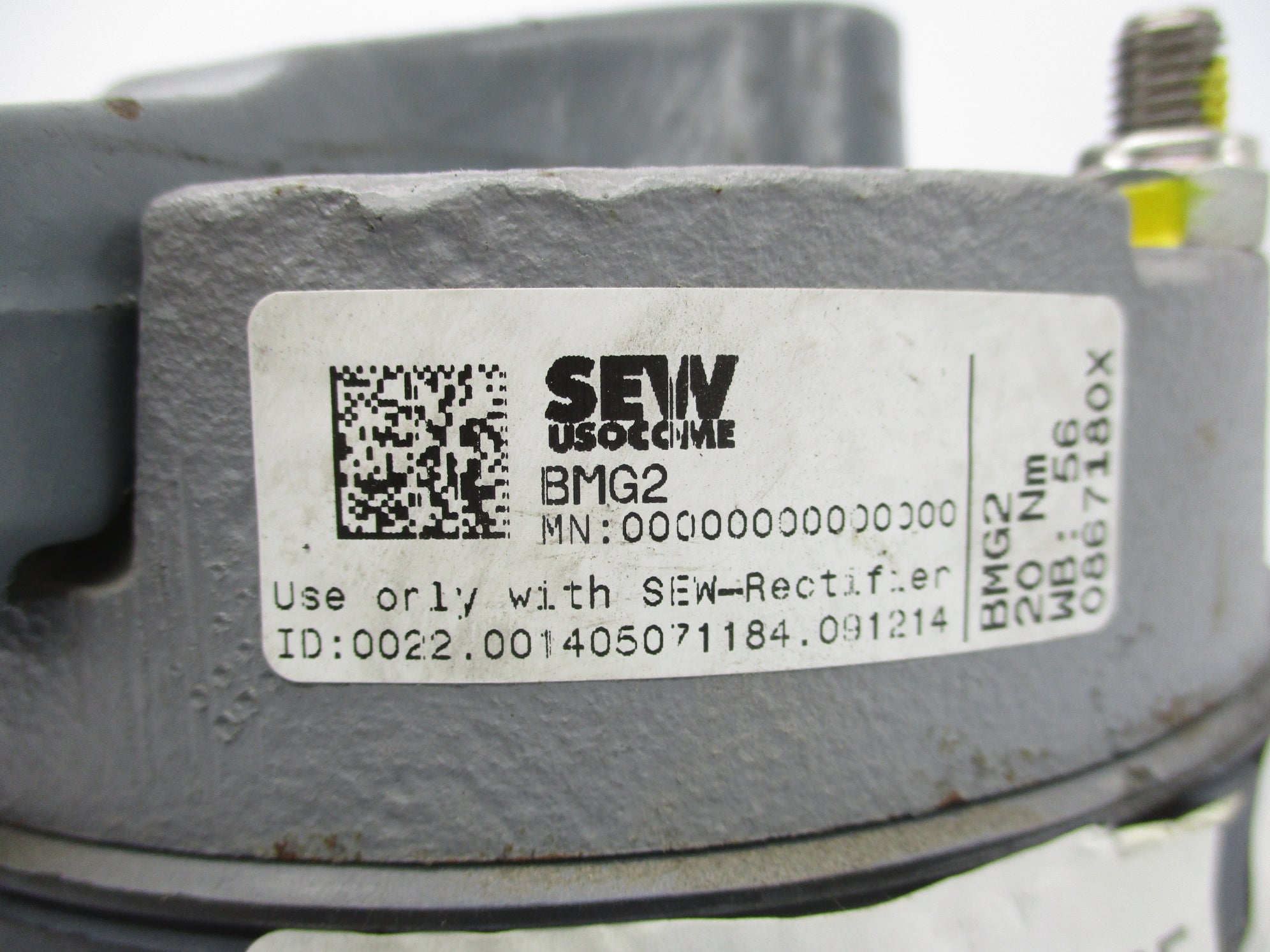 SEW EURODRIVE 0867180X BMG2 NSNP