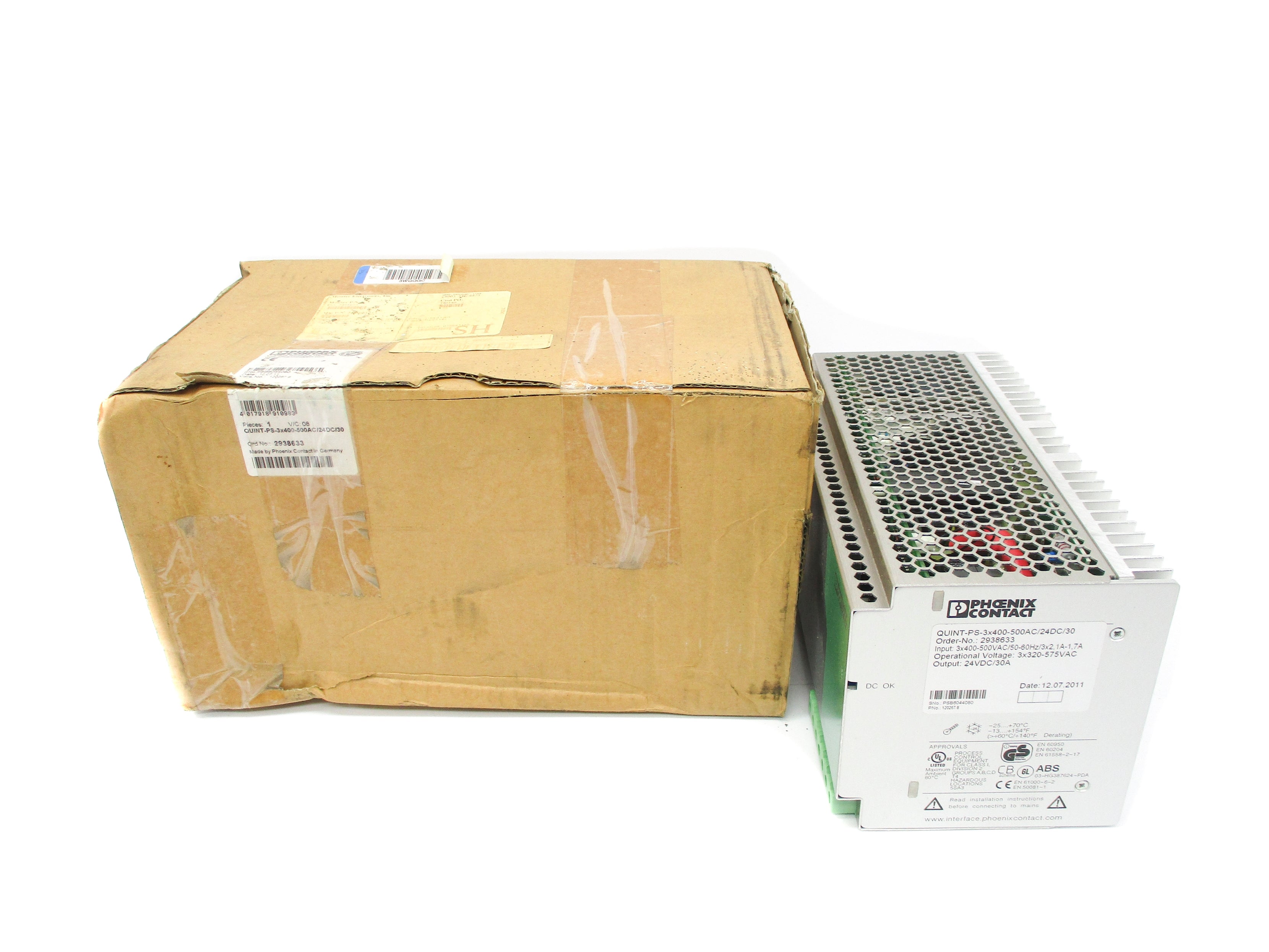 PHOENIX CONTACT QUINT-PS-3X400-500AC/24DC/30 NSMP