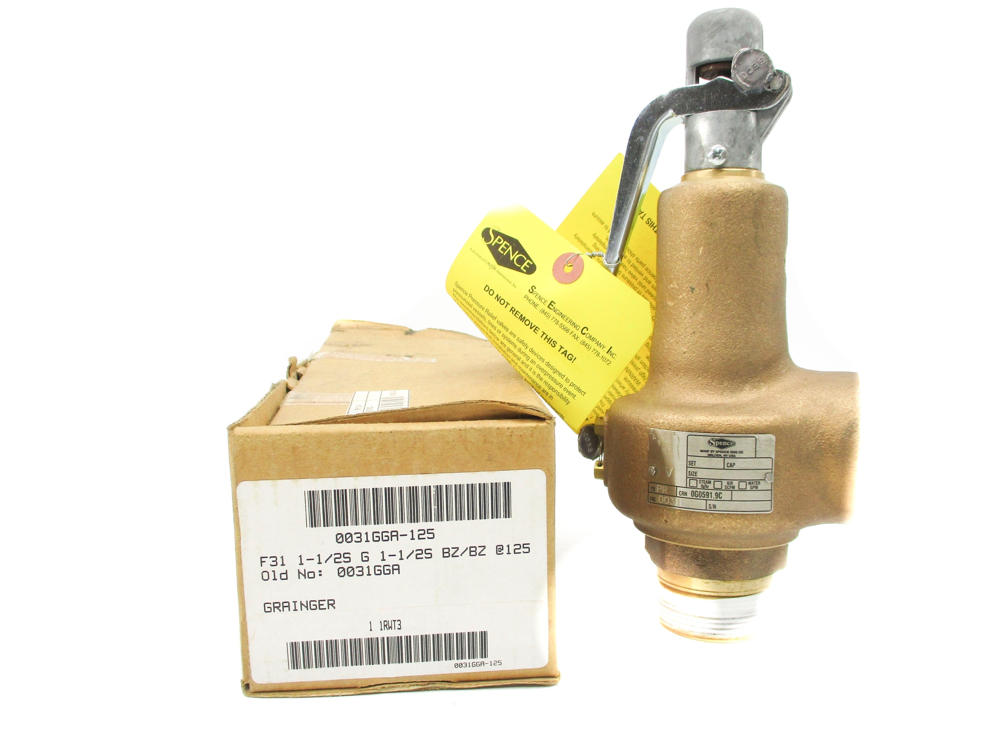 SPENCE 0031GGA-125 125PSI NSMP