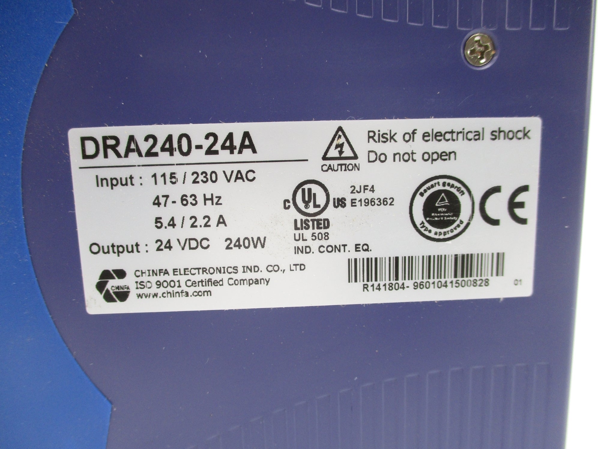 CHINFA ELECTROCINCS DRA240-24A NSMP