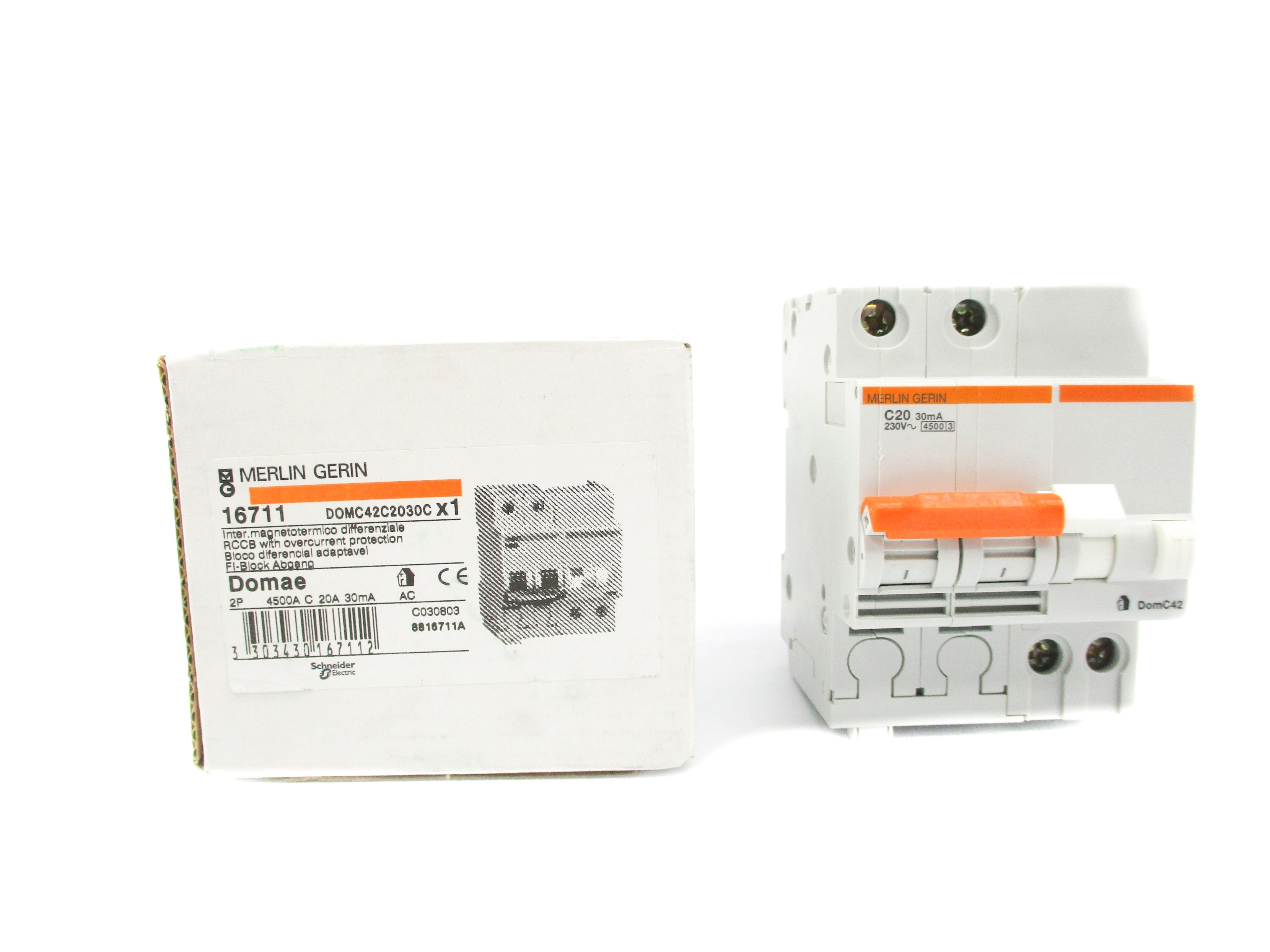 MERLIN GERIN DOMC42C2030C 16711 230V 20A NSMP