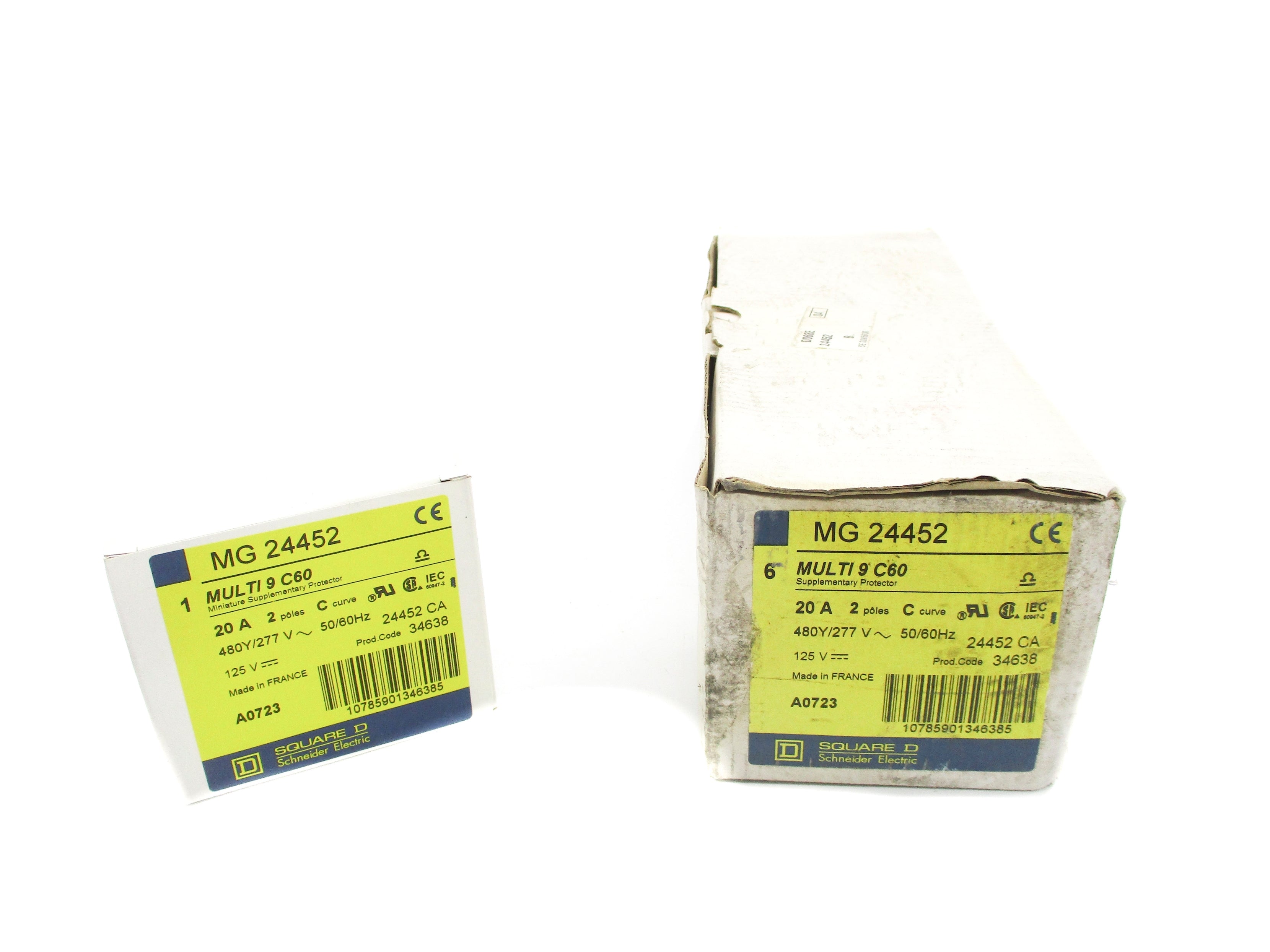 SQUARE D MG24452 20A 480V (PKG OF 6) NSMP