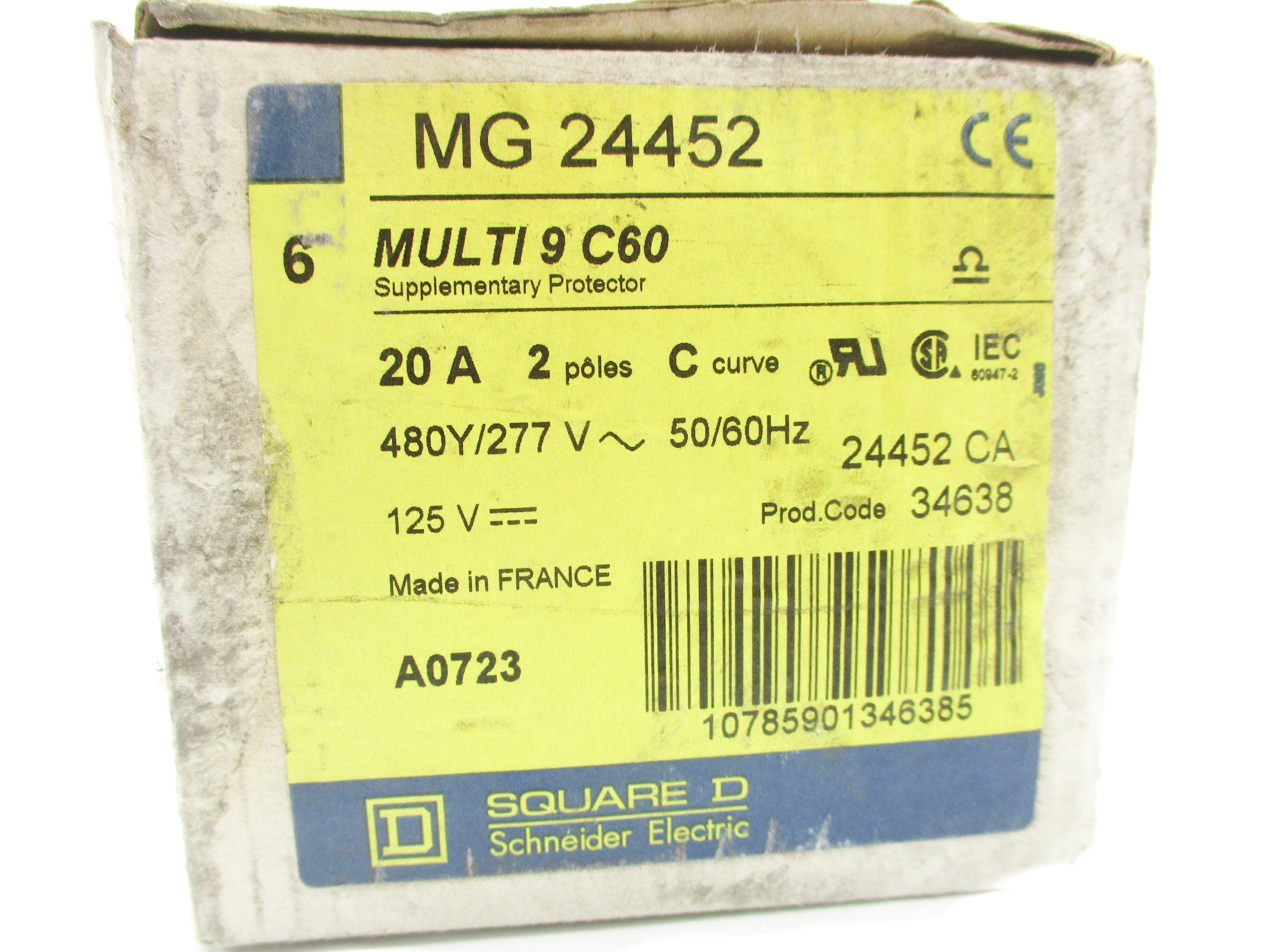 SQUARE D MG24452 20A 480V (PKG OF 6) NSMP