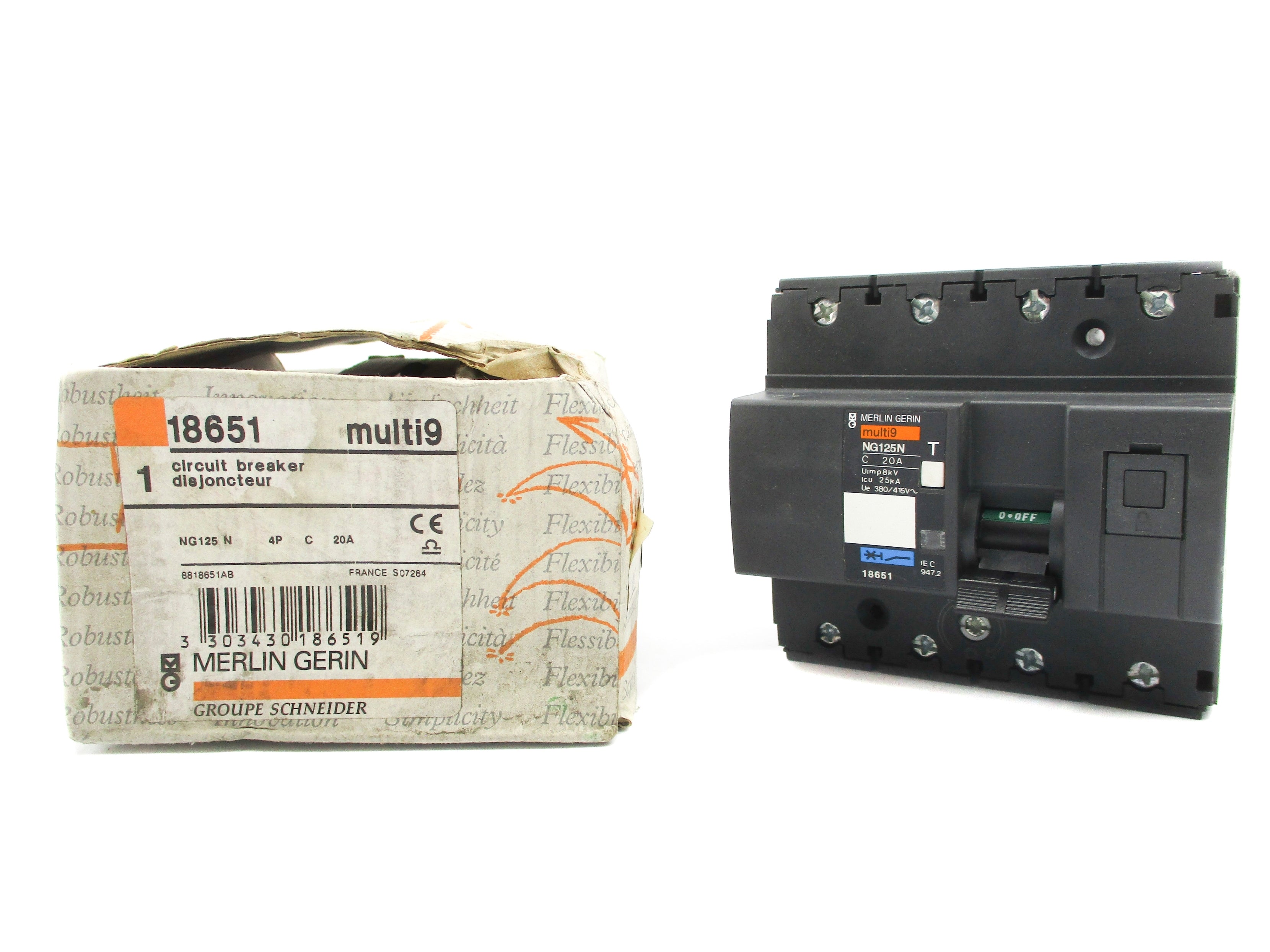 MERLIN GERIN 18651 NG125N 20A 415V NSMP