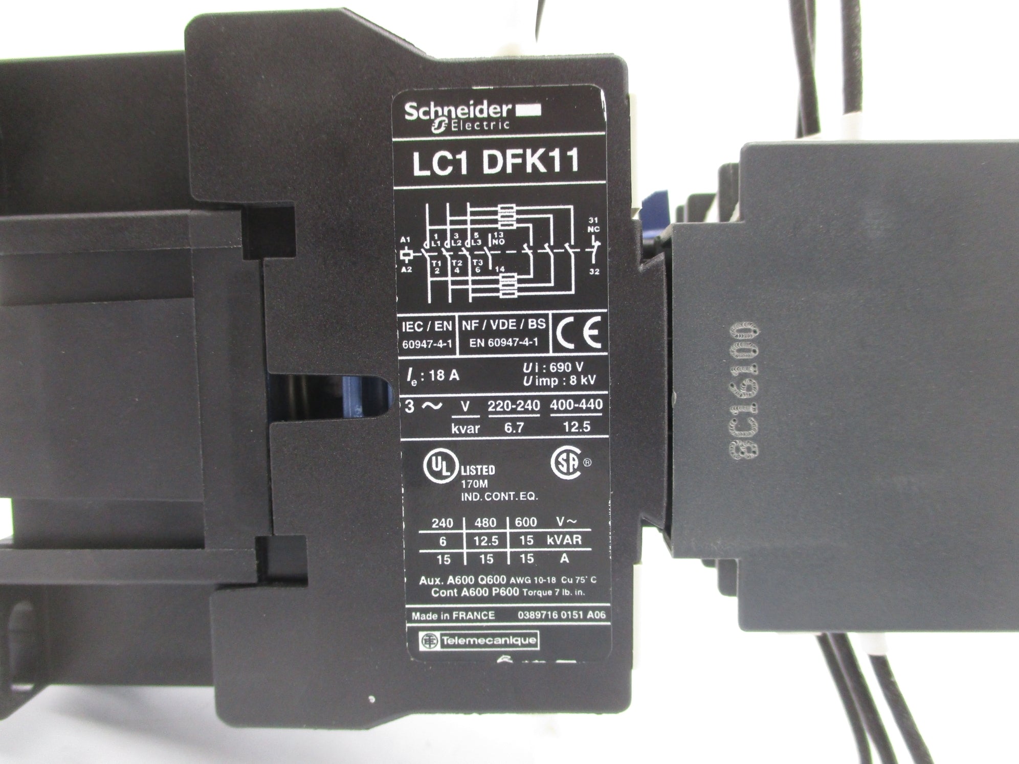 SCHNEIDER ELECTRIC LC1DFK11F7 110V NSMP