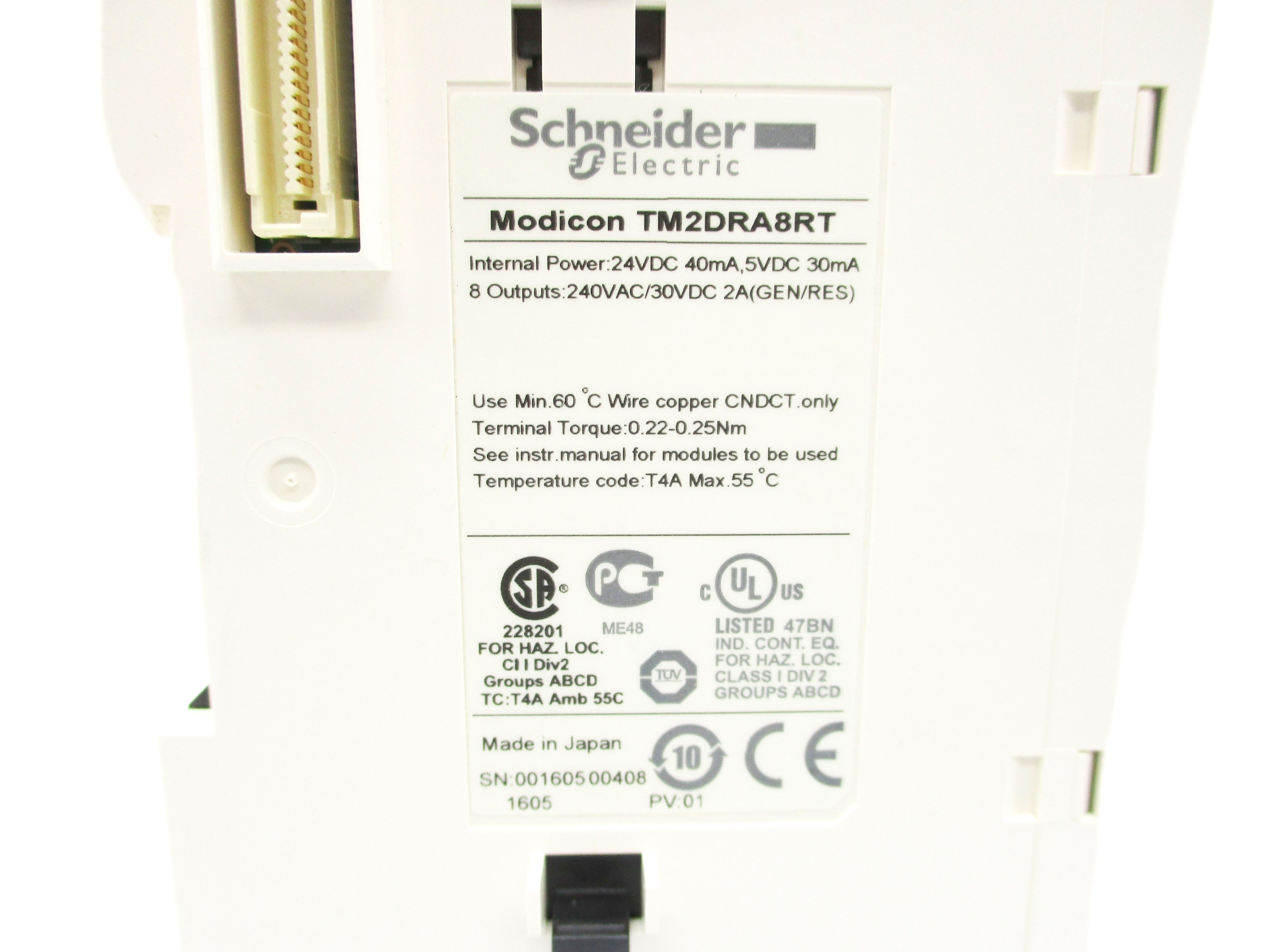 SCHNEIDER ELECTRIC TM2DRA8RT NSMP
