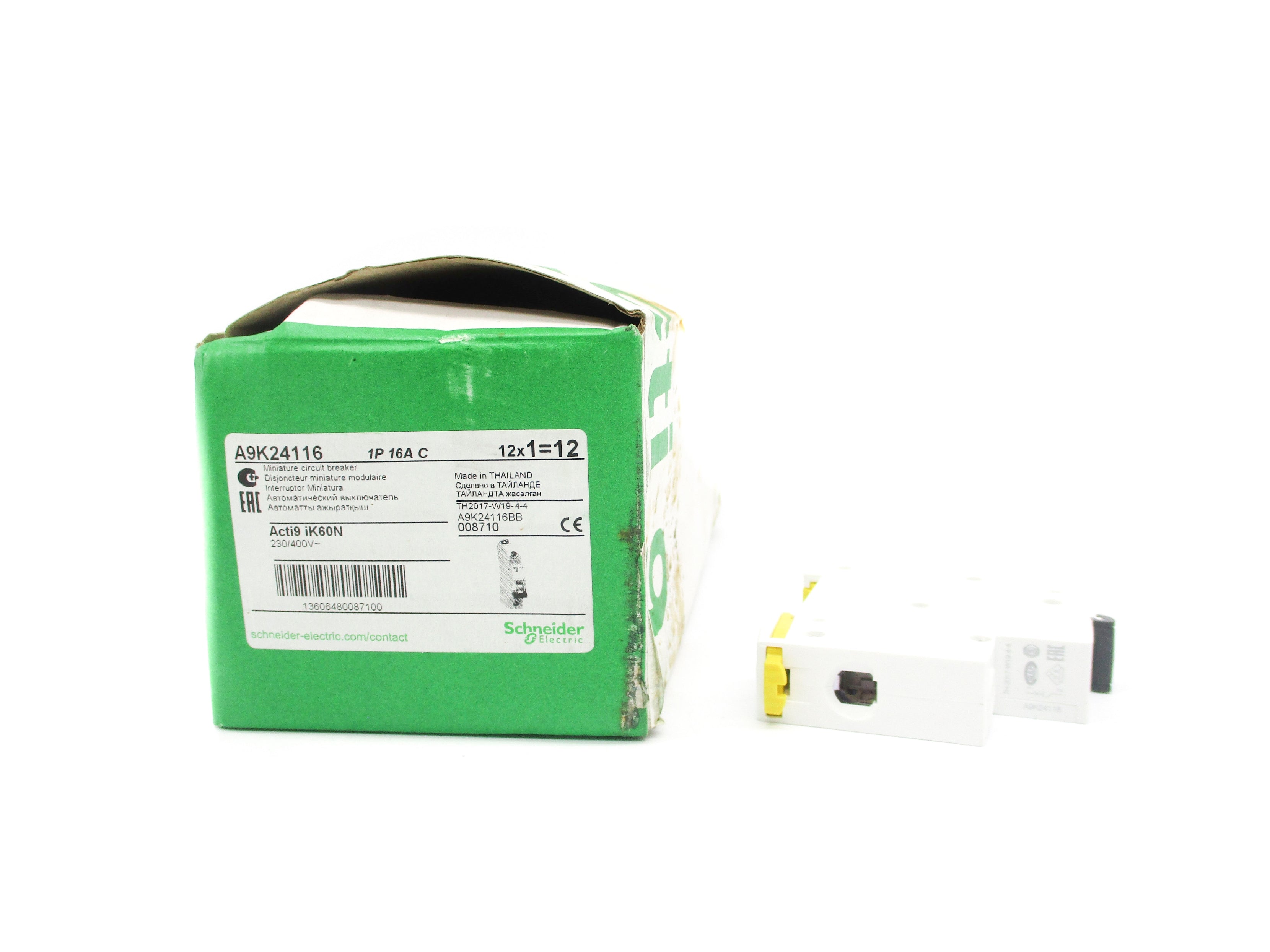 SCHNEIDER ELECTRIC A9K24116 008710 16A (PKG OF 12) NSMP