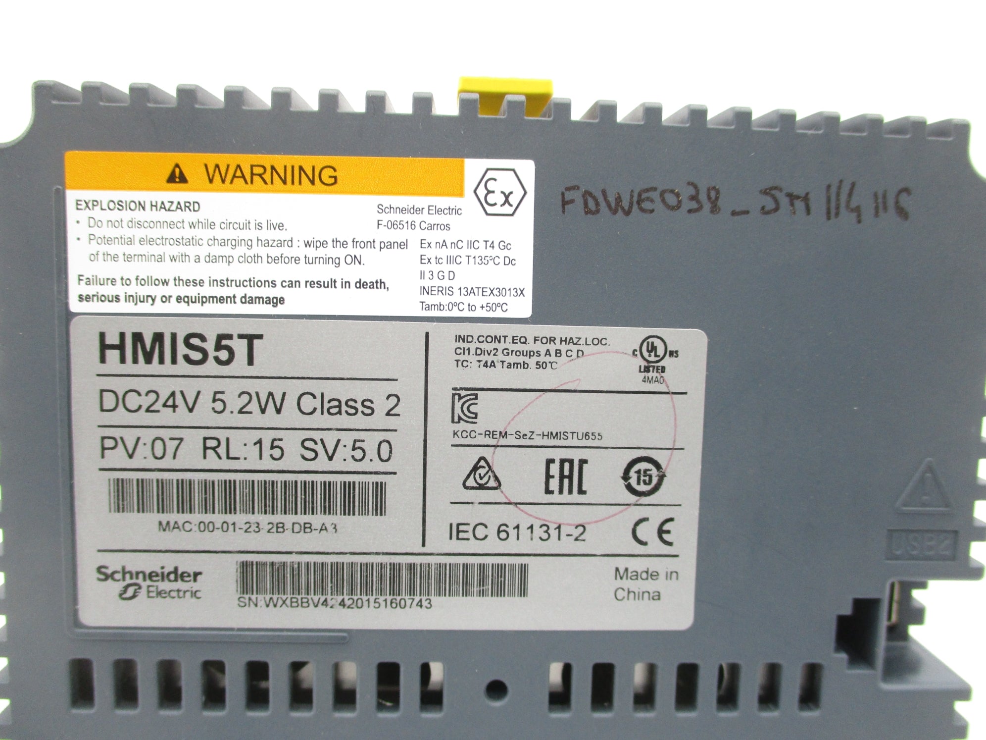SCHNEIDER ELECTRIC HMISTU655 NSMP