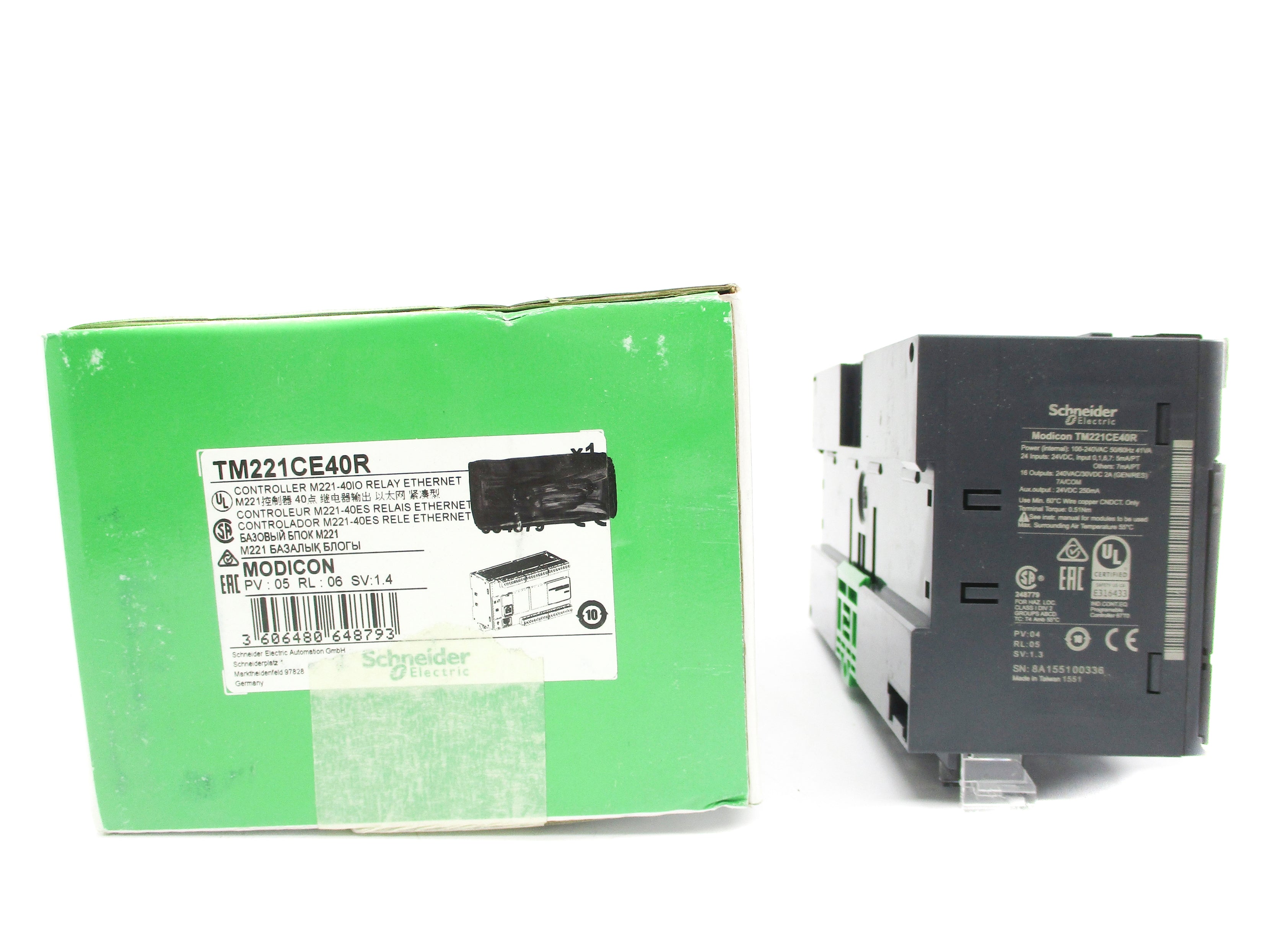 SCHNEIDER ELECTRIC TM221CE40R NSMP