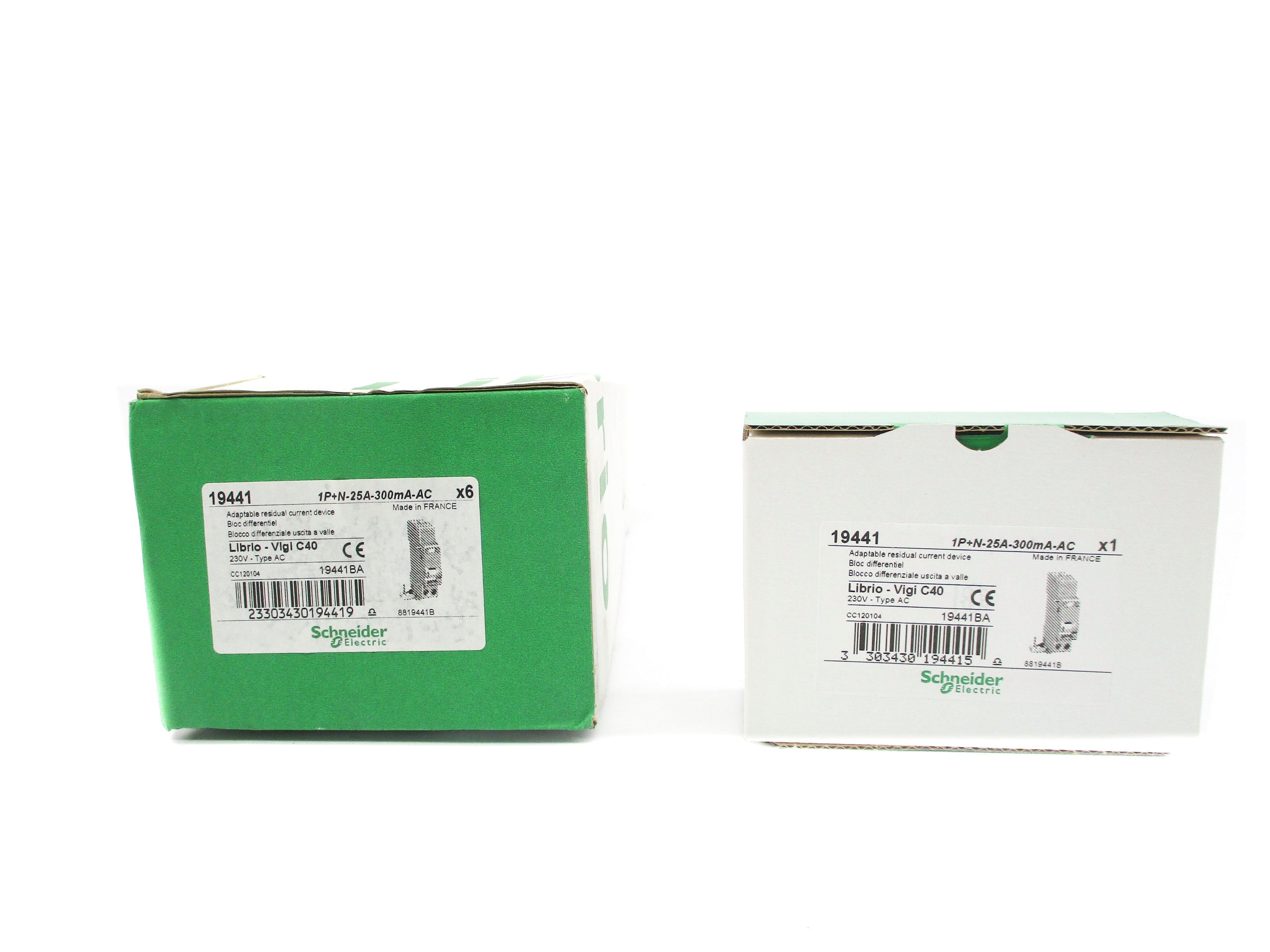 SCHNEIDER ELECTRIC 19441 25A 230V (PKG OF 6) NSMP