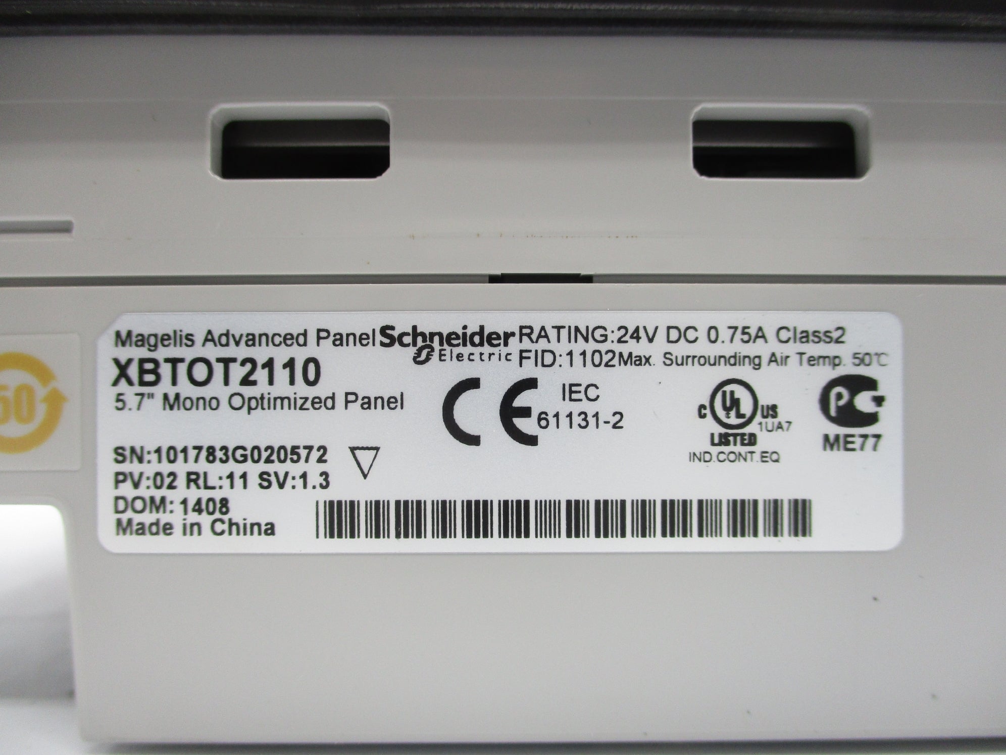 SCHNEIDER ELECTRIC XBTOT2110 24VDC 0.75A NSMP