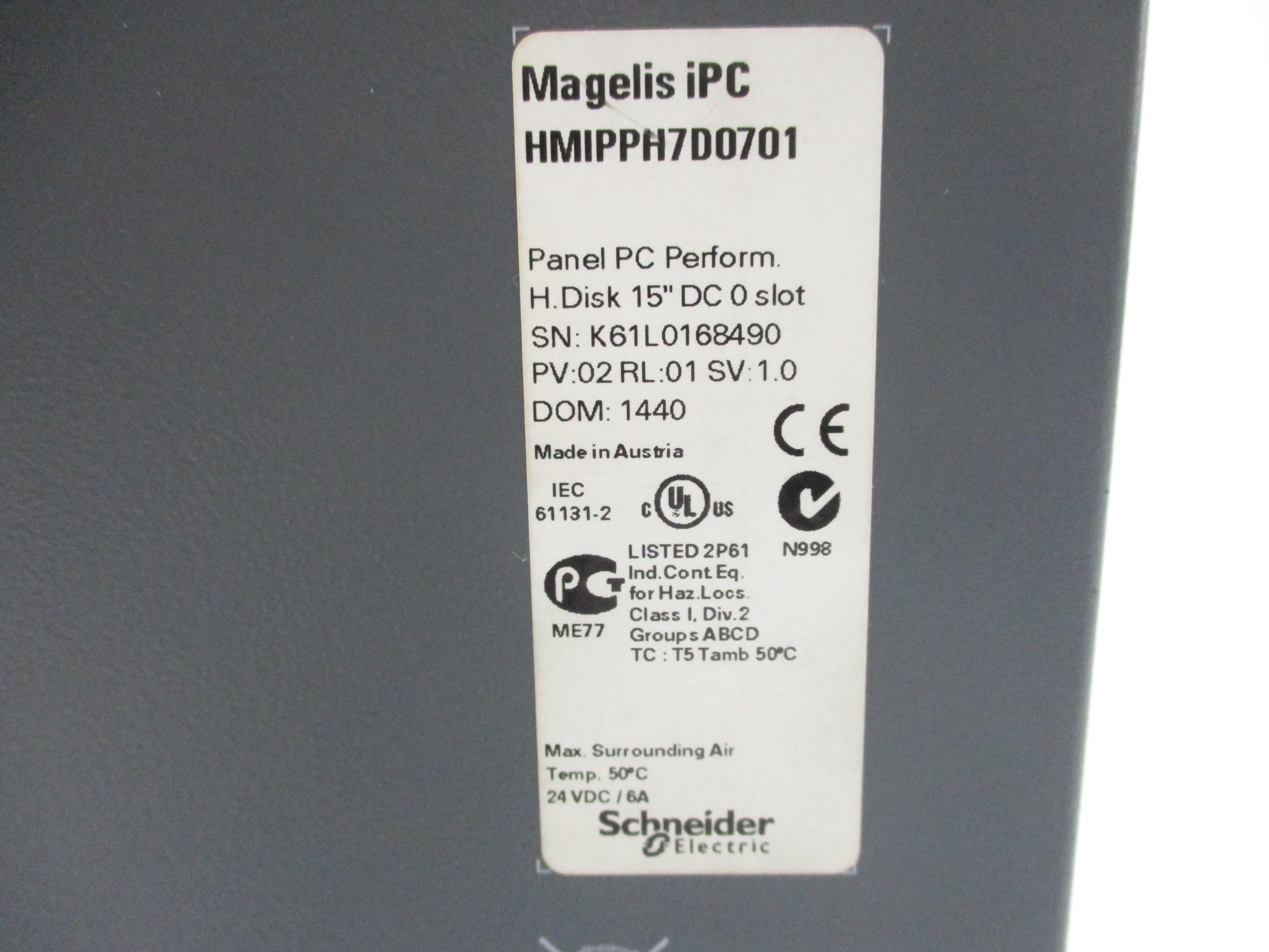 SCHNEIDER ELECTRIC HMIPPH7D0701 NSNP