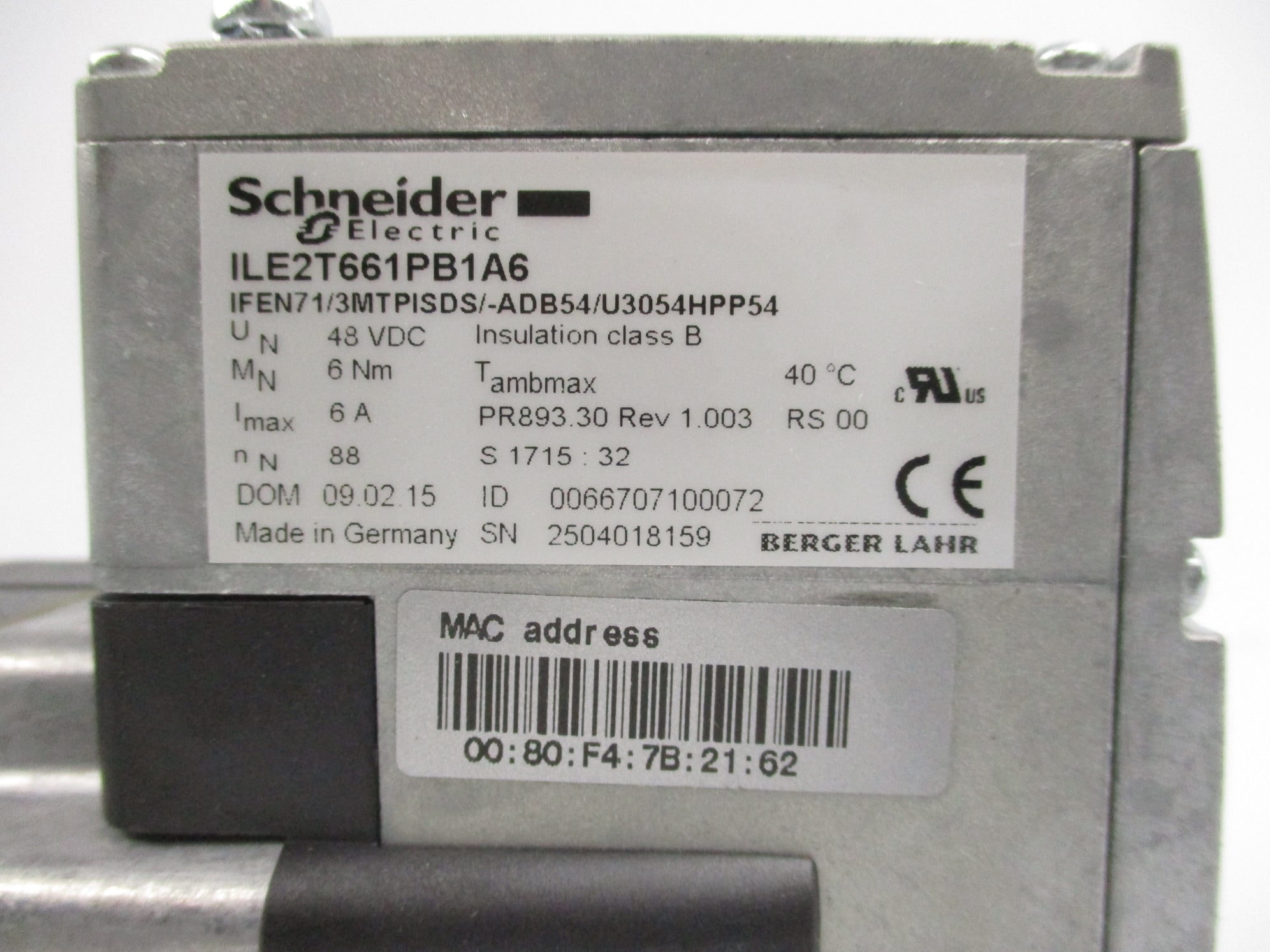 SCHNEIDER ELECTRIC ILE2T661PB1A6 518925 NSMP
