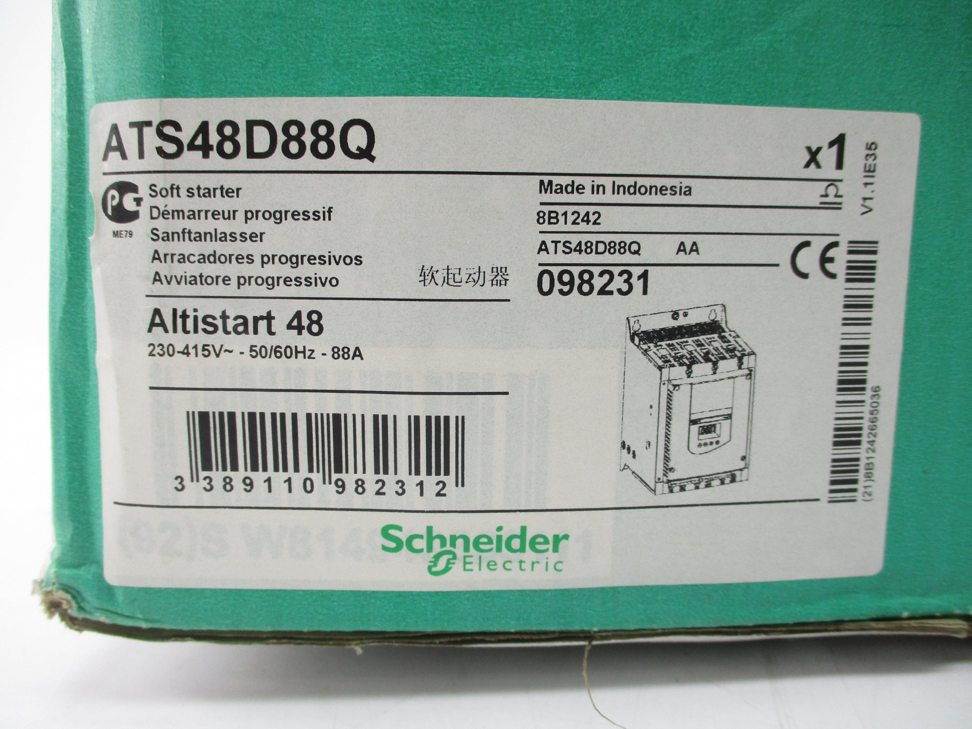 SCHNEIDER ELECTRIC ATS48D88Q 098231 NSFS