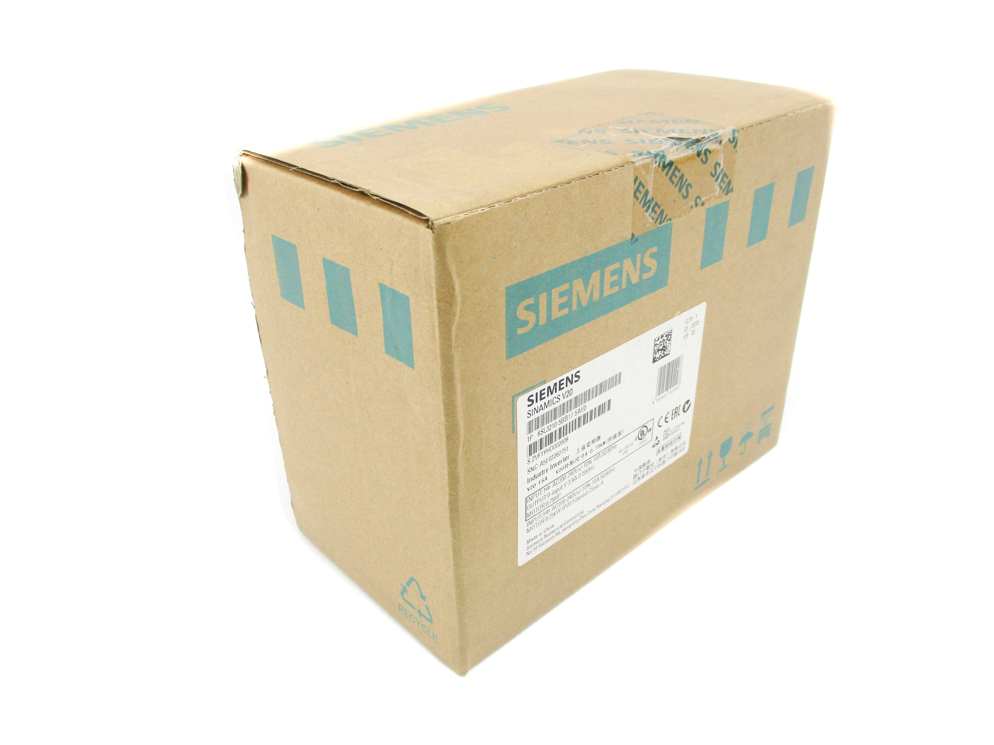 SIEMENS 6SL3210-5BB17-5AV0 NSFS