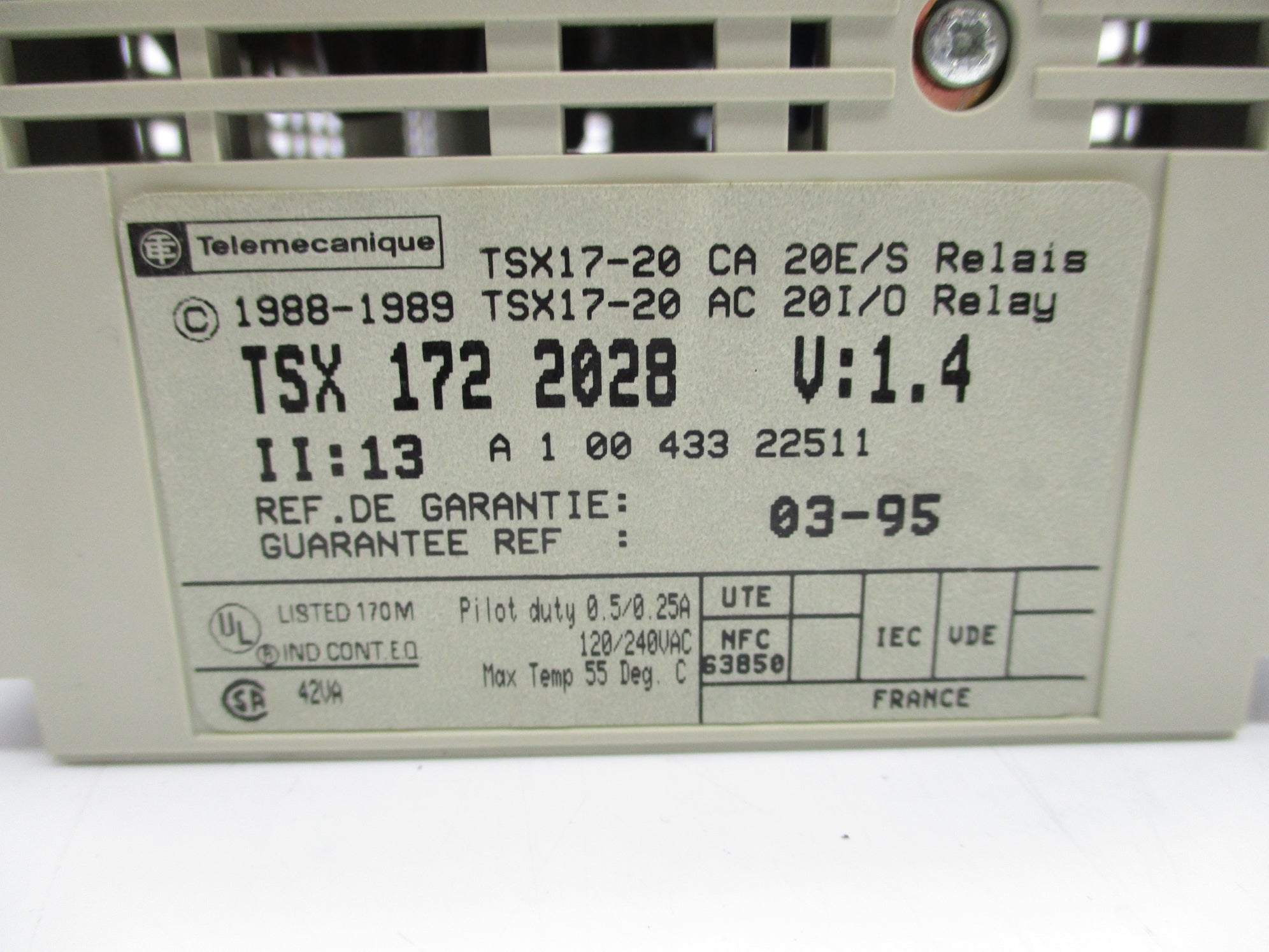 TELEMECANIQUE TSX1722028 NSNP