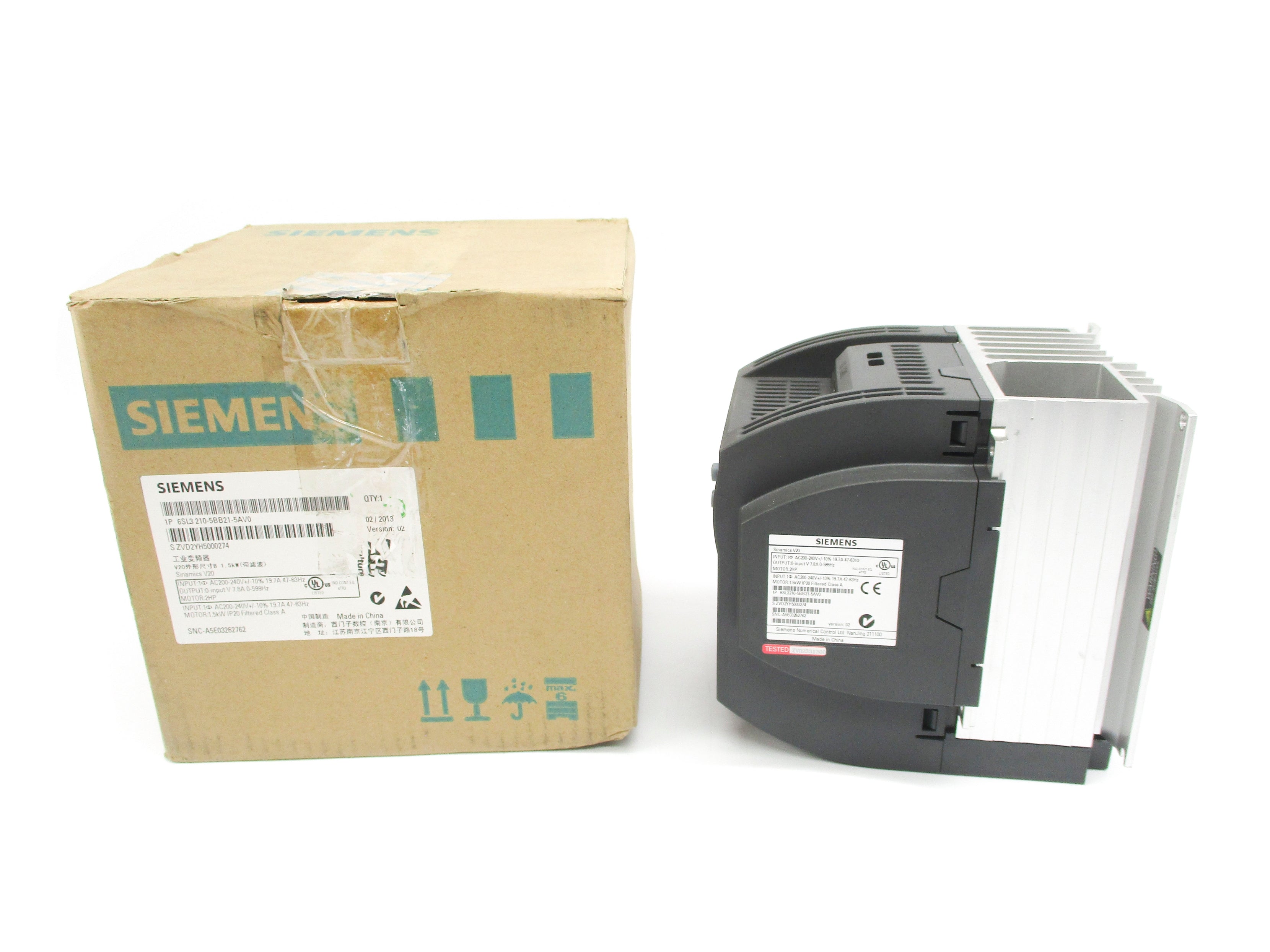 SIEMENS 6SL3210-5BB21-5AV0 NUPI