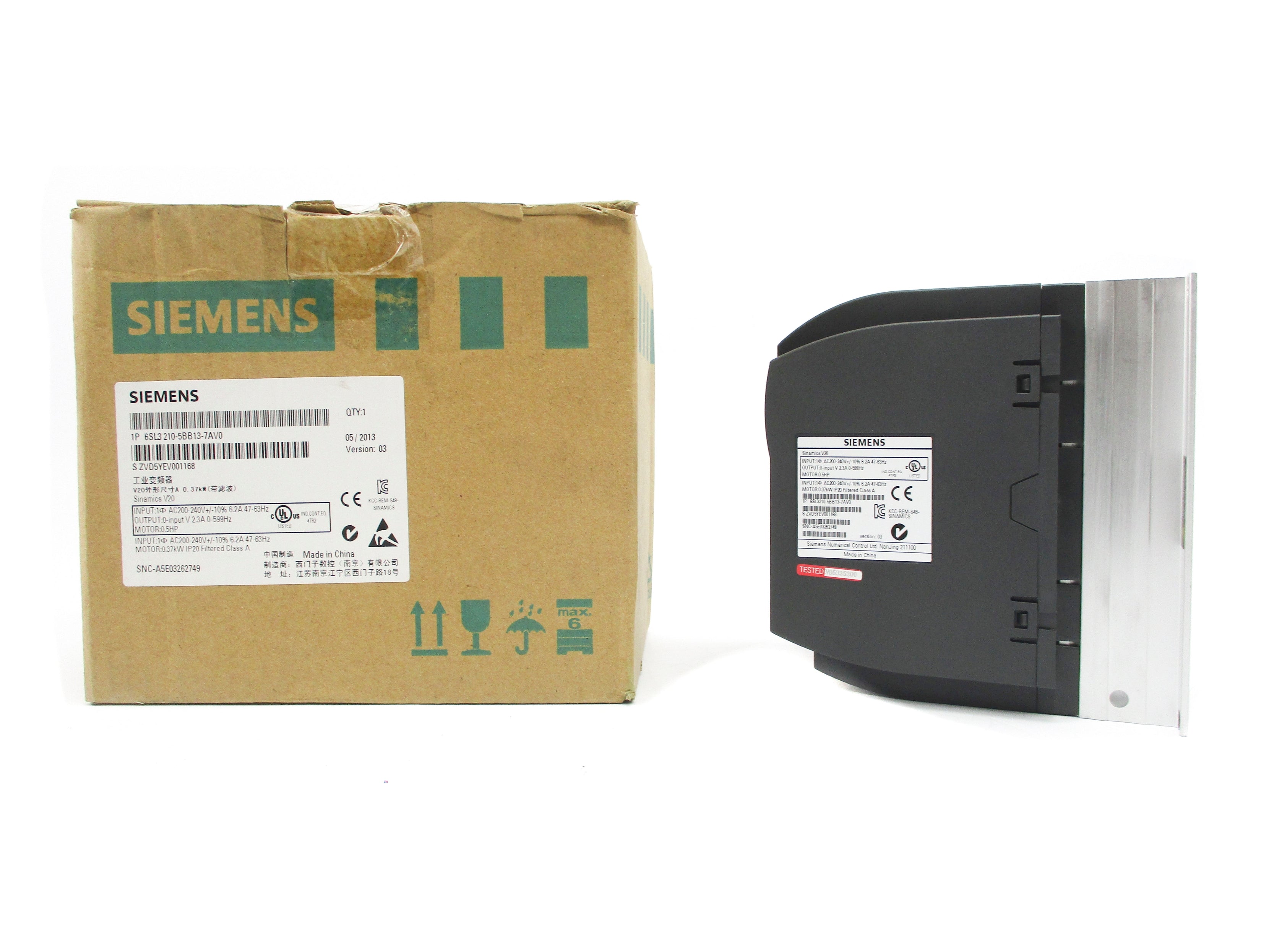 SIEMENS 6SL3210-5BB13-7AV0 NUPI