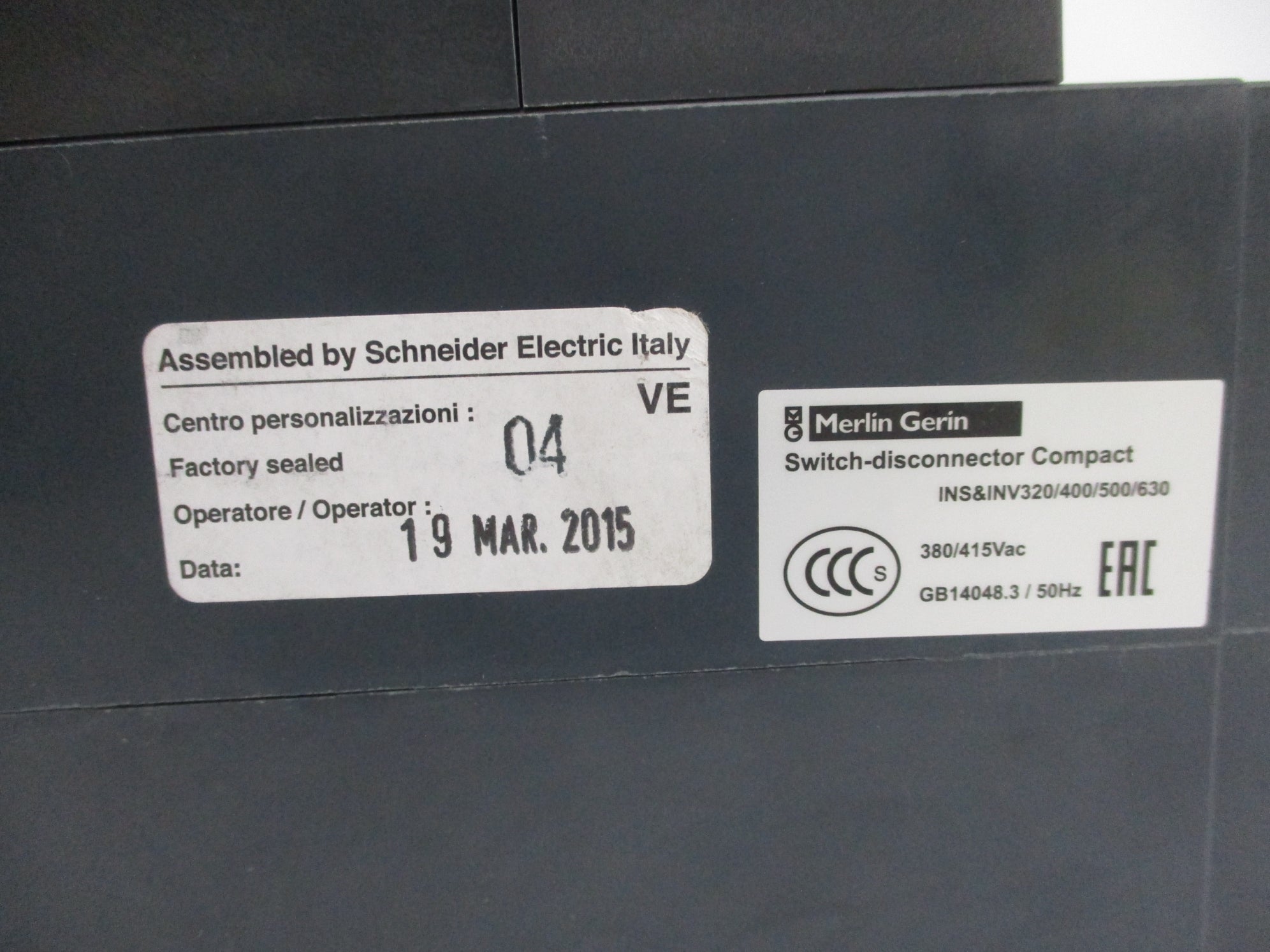 SCHNEIDER ELECTRIC 31148 INS320 NSMP