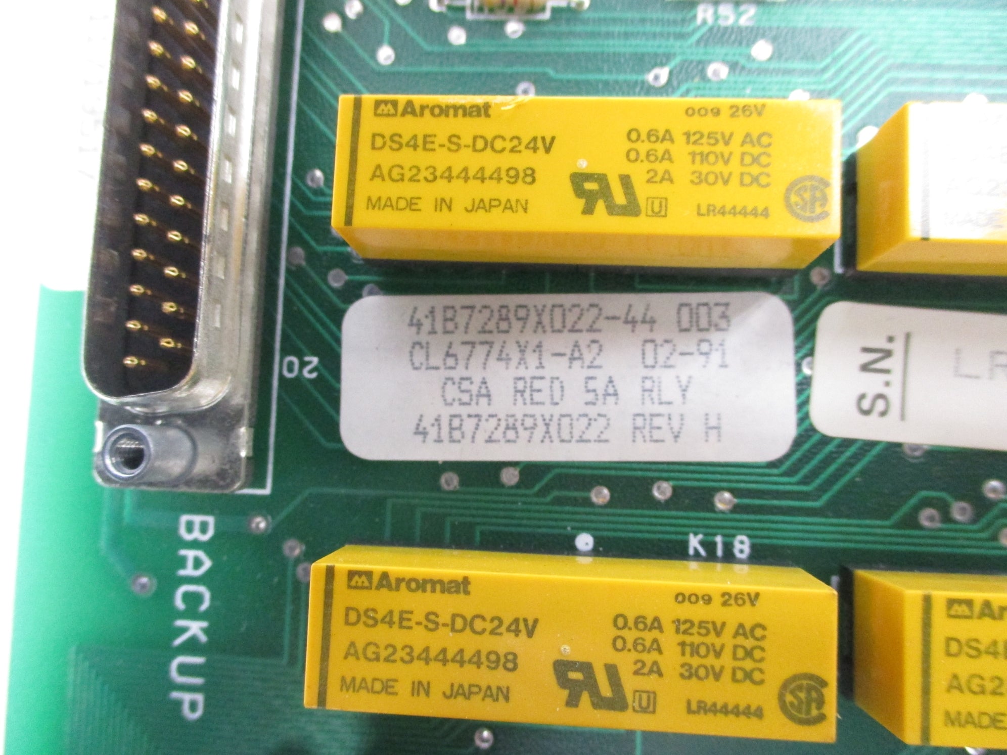 FISHER ROSEMOUNT CL6774X1-A2 41B7289X022 REV. H UNMP