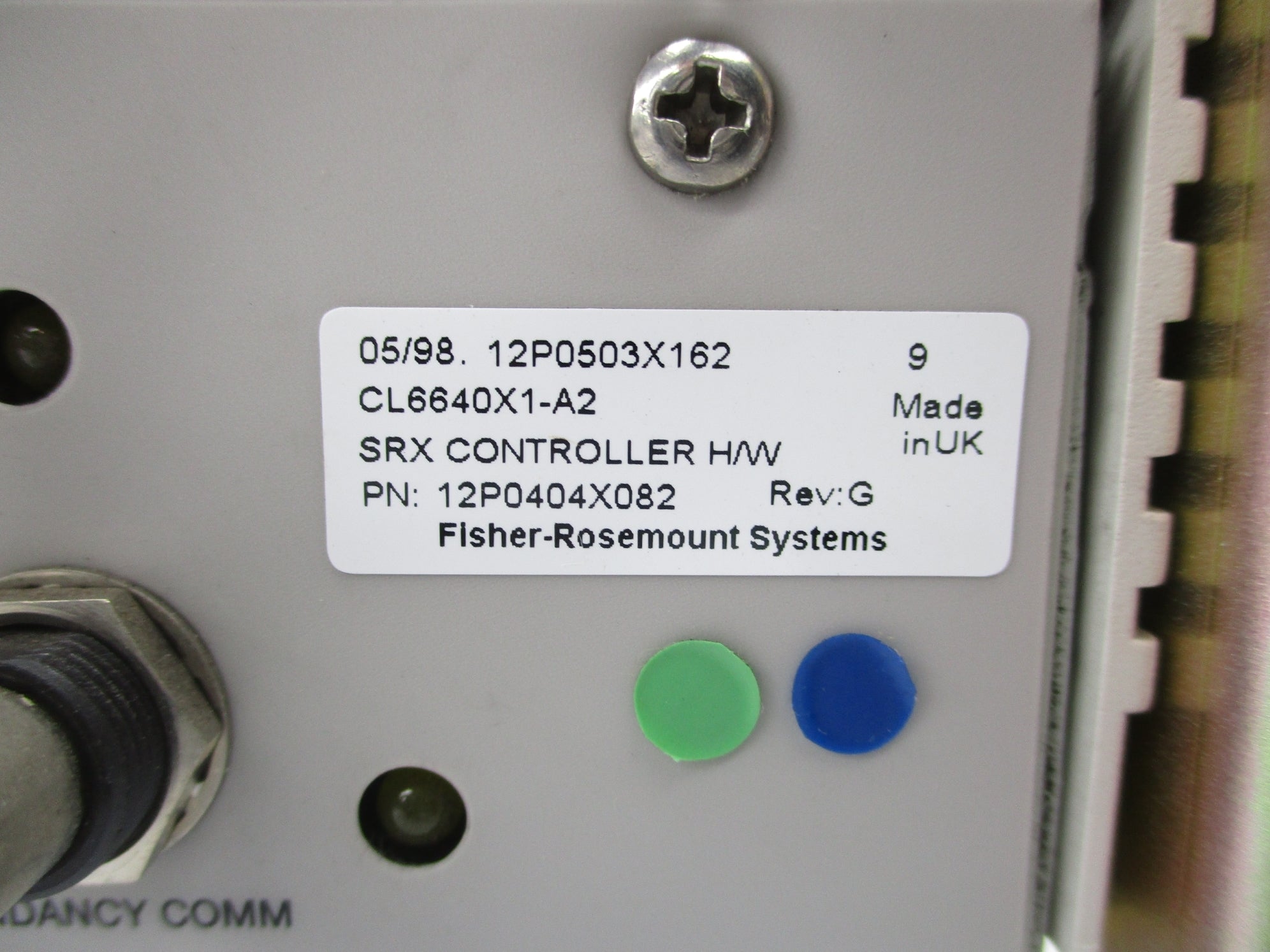 FISHER ROSEMOUNT CL6640X1-A2 12P0503X162 UNMP