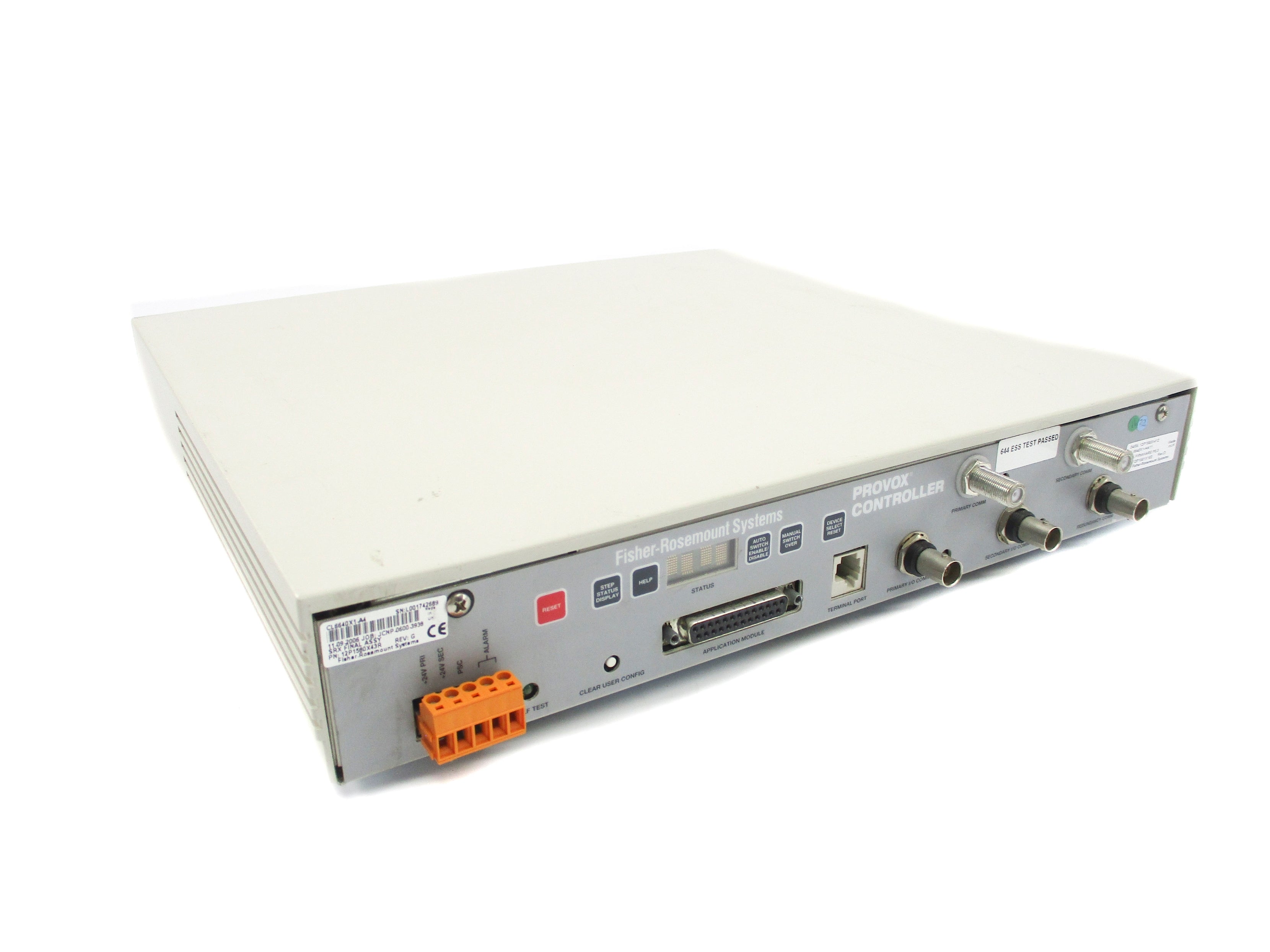 FISHER ROSEMOUNT CL6640X1-A4 12P1580X43R (AS PICTURED) UNMP