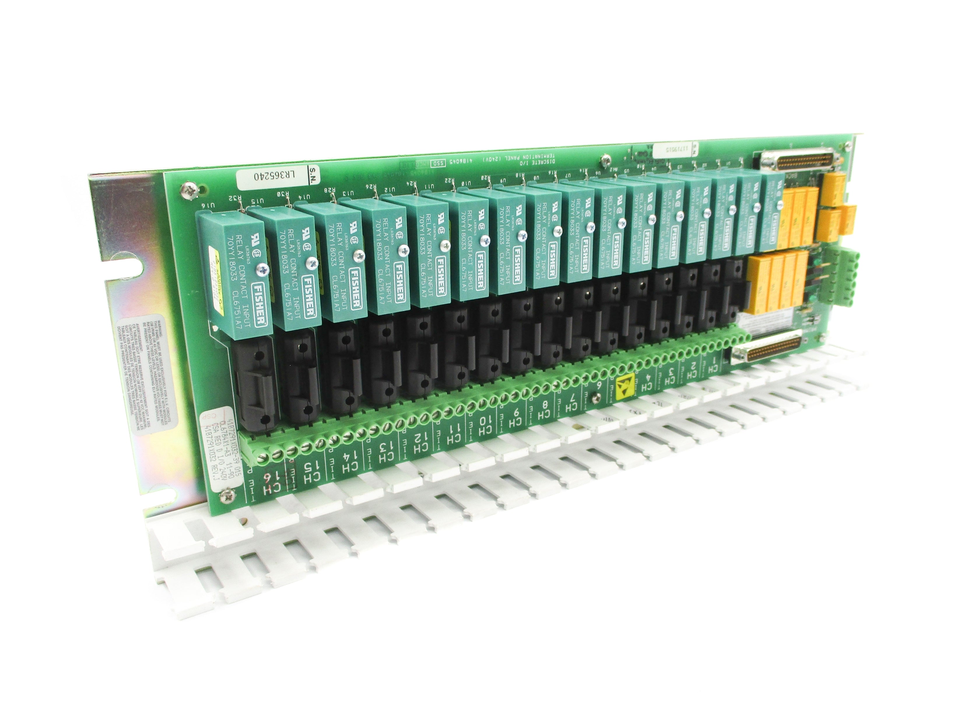 FISHER ROSEMOUNT CL6784X1-A3 41B7291X032 REV. J UNMP