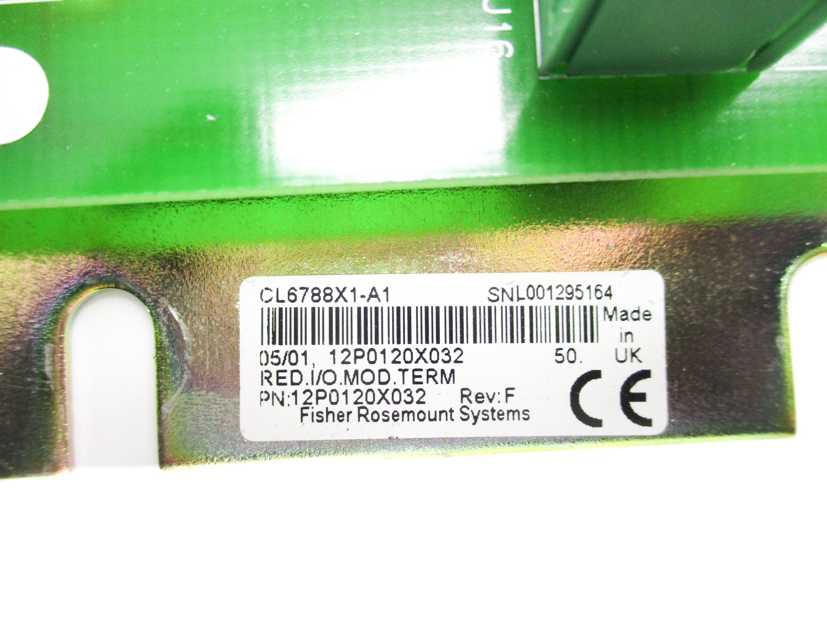 FISHER ROSEMOUNT CL6788X1-A1 12P0120X032 REV. F UNMP