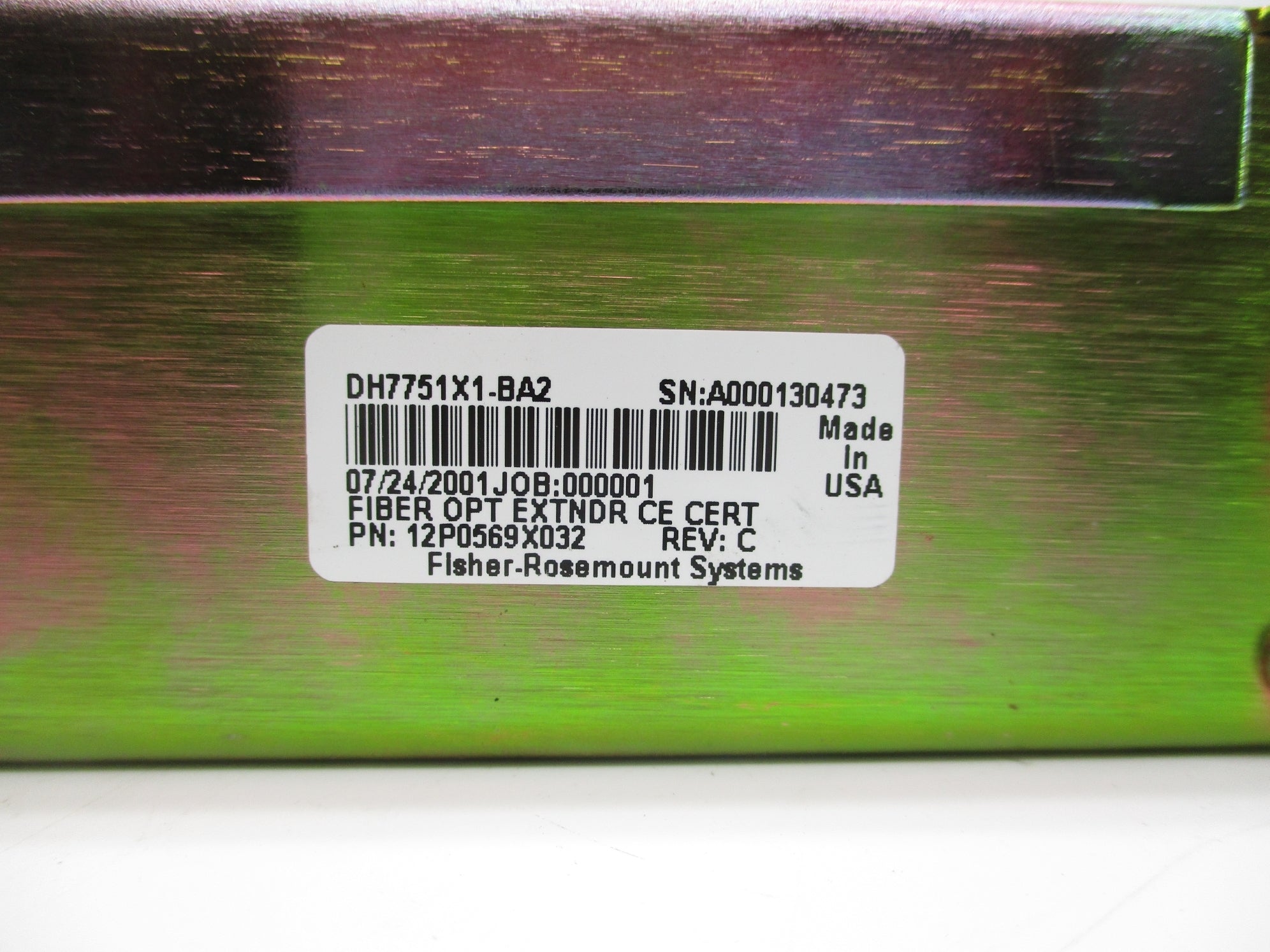 FISHER ROSEMOUNT DH7751X1-BA2 12P0569X032 UNMP