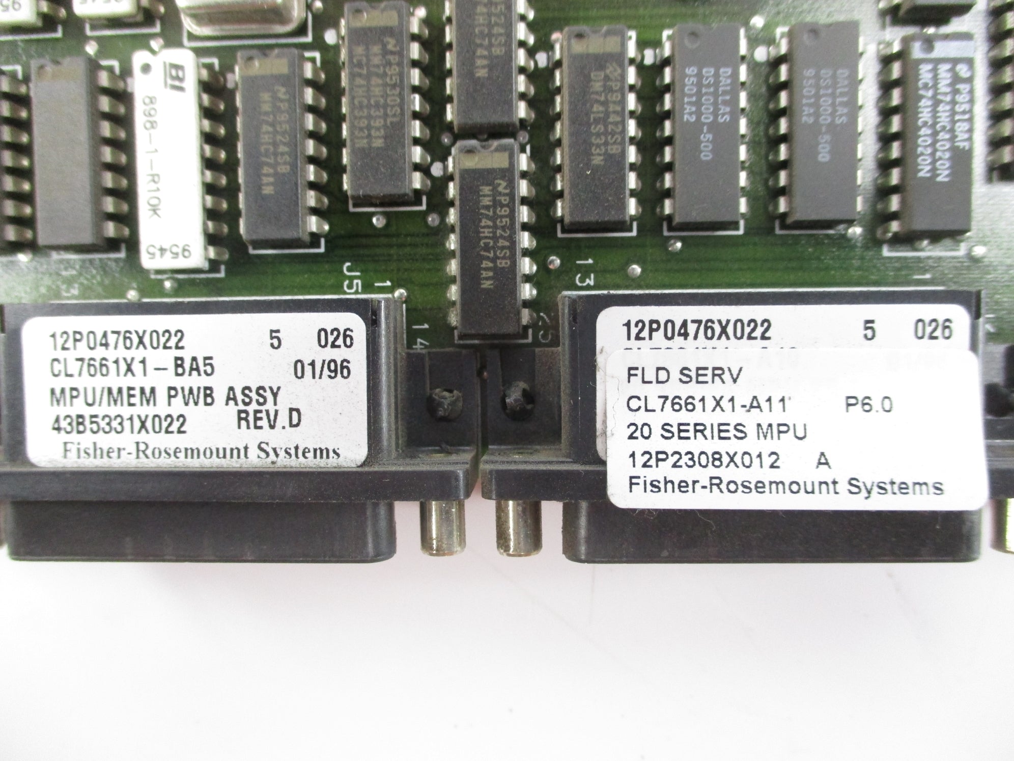 FISHER ROSEMOUNT CL7661X1-BA5 43B5331X022 REV. D UNMP