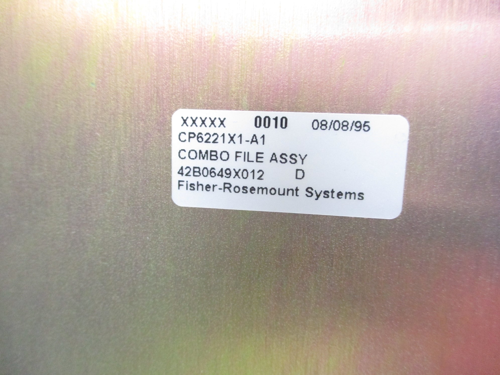 FISHER ROSEMOUNT CL6630X1-A2 UNMP