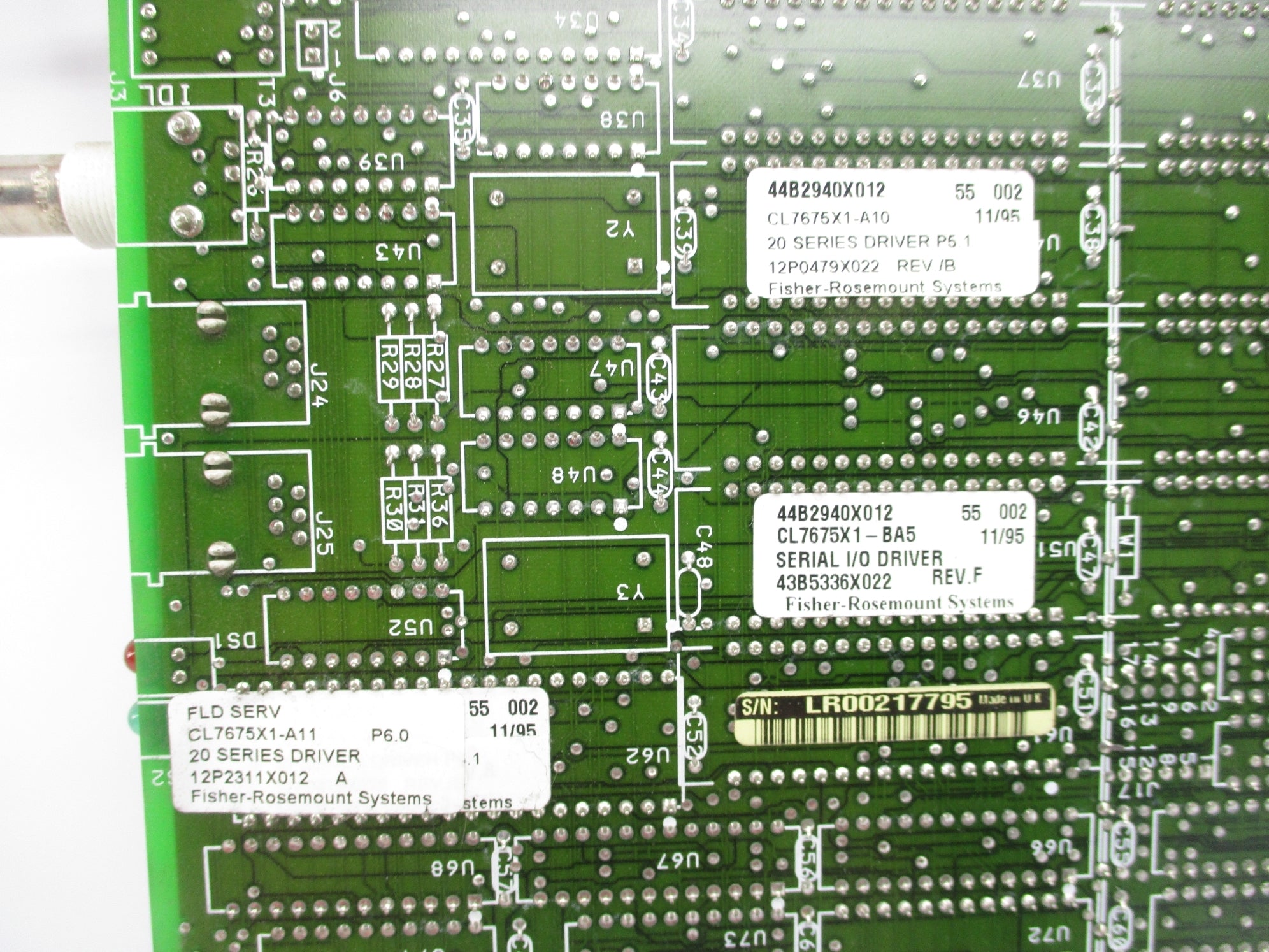 FISHER ROSEMOUNT CL7675X1-BA5 43B5336X022 REV. F UNMP