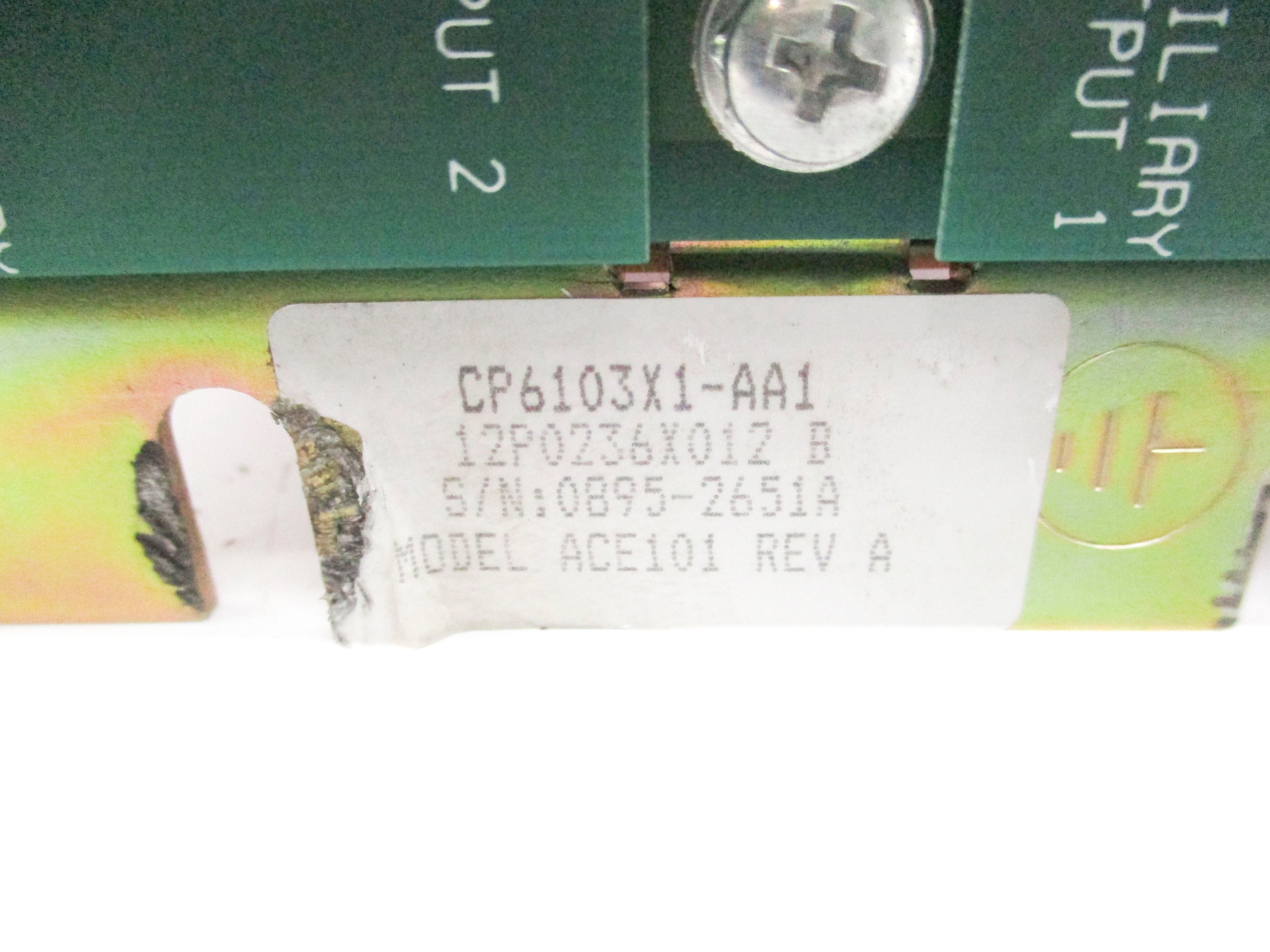 FISHER ROSEMOUNT CP6103X1-AA1 12P0236X012 (AS PICTURED) UNMP
